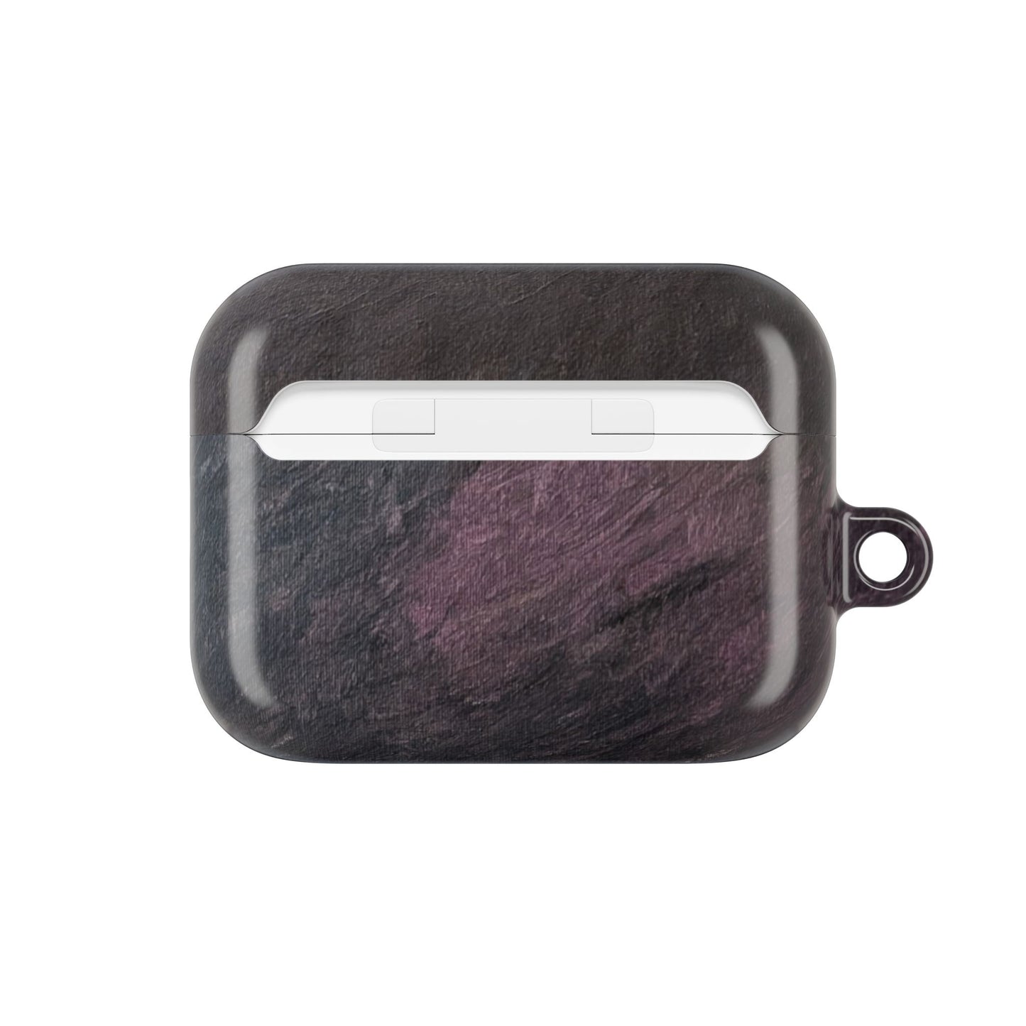 Dark Marble Abstract AirPod Case — Original Painted Pattern