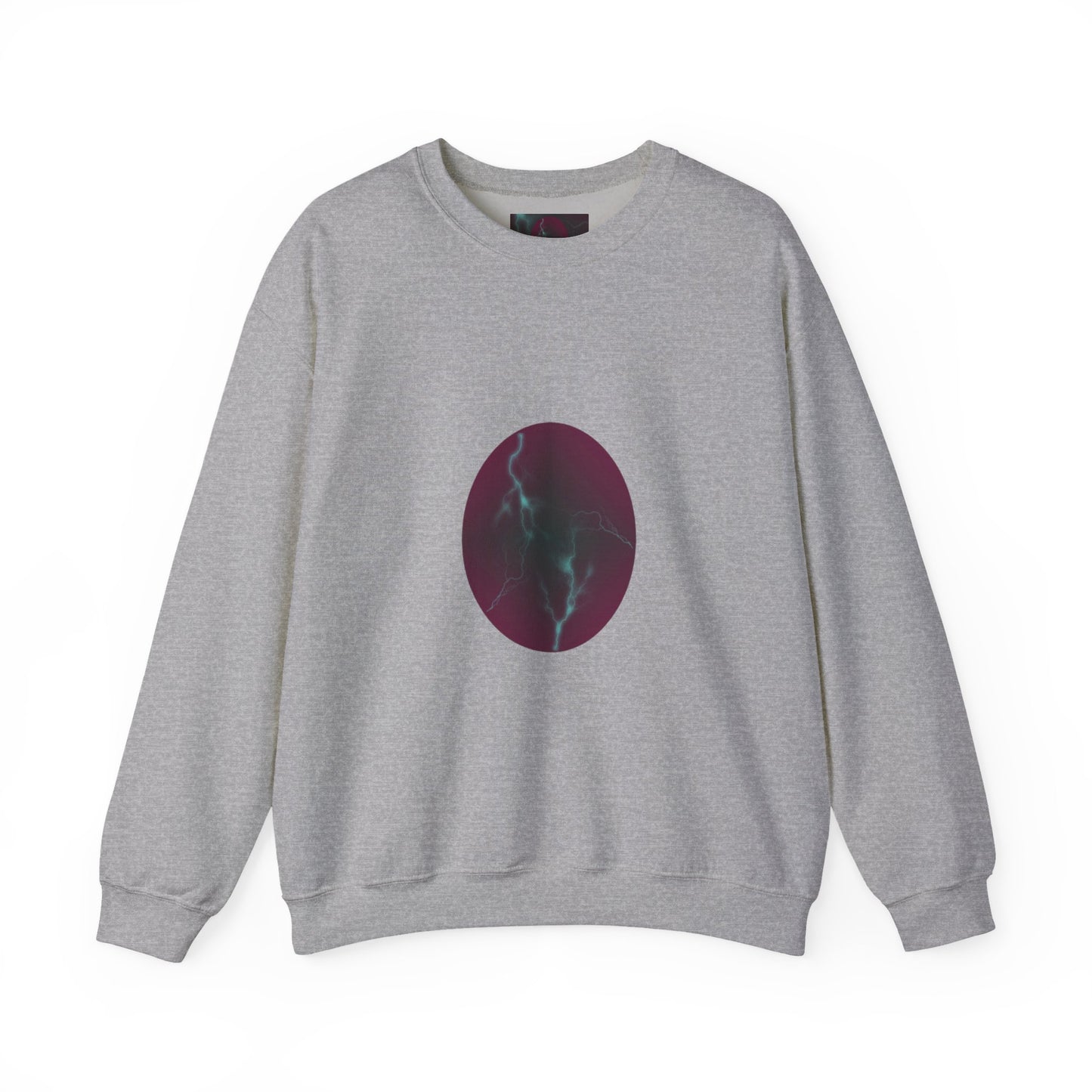 Cosmic Current Origin Dragon Egg Sweatshirt — Lightning Crack Design