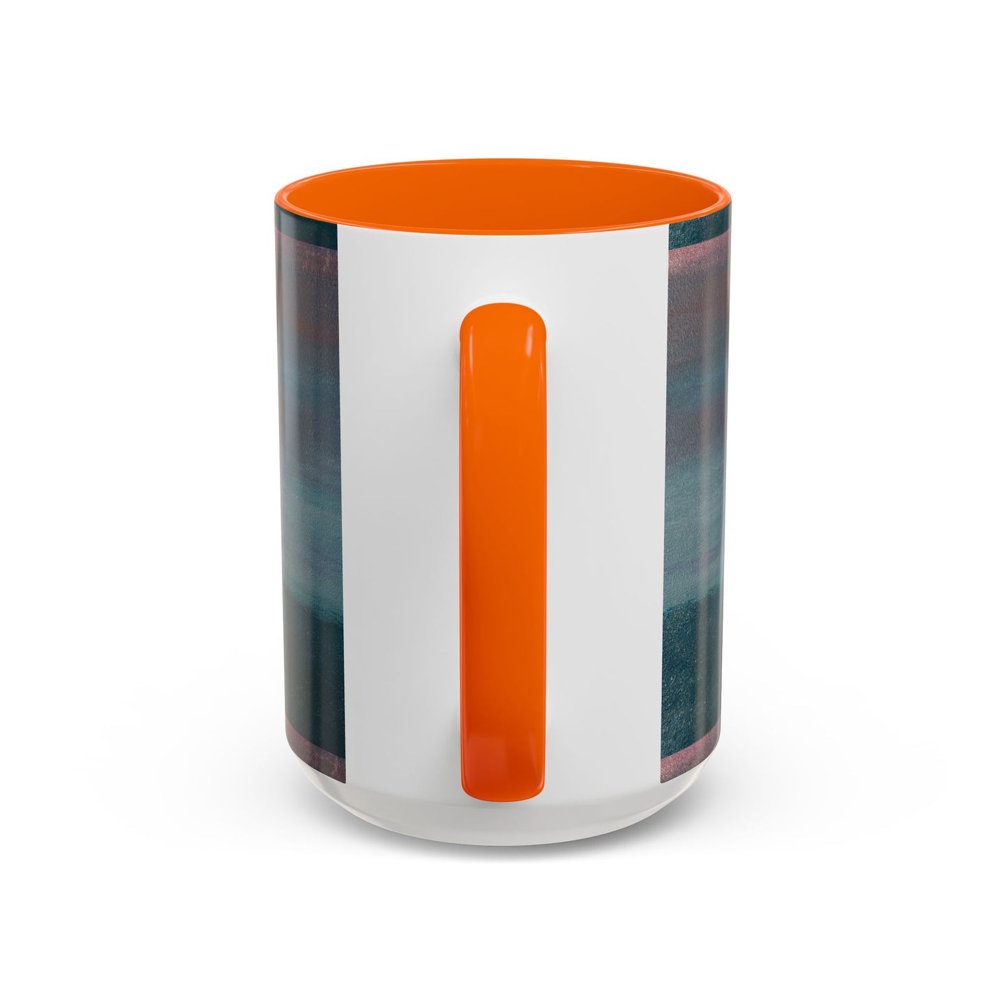 Personalized Accent Coffee Mug — Custom Wraparound Artwork (11/15oz)