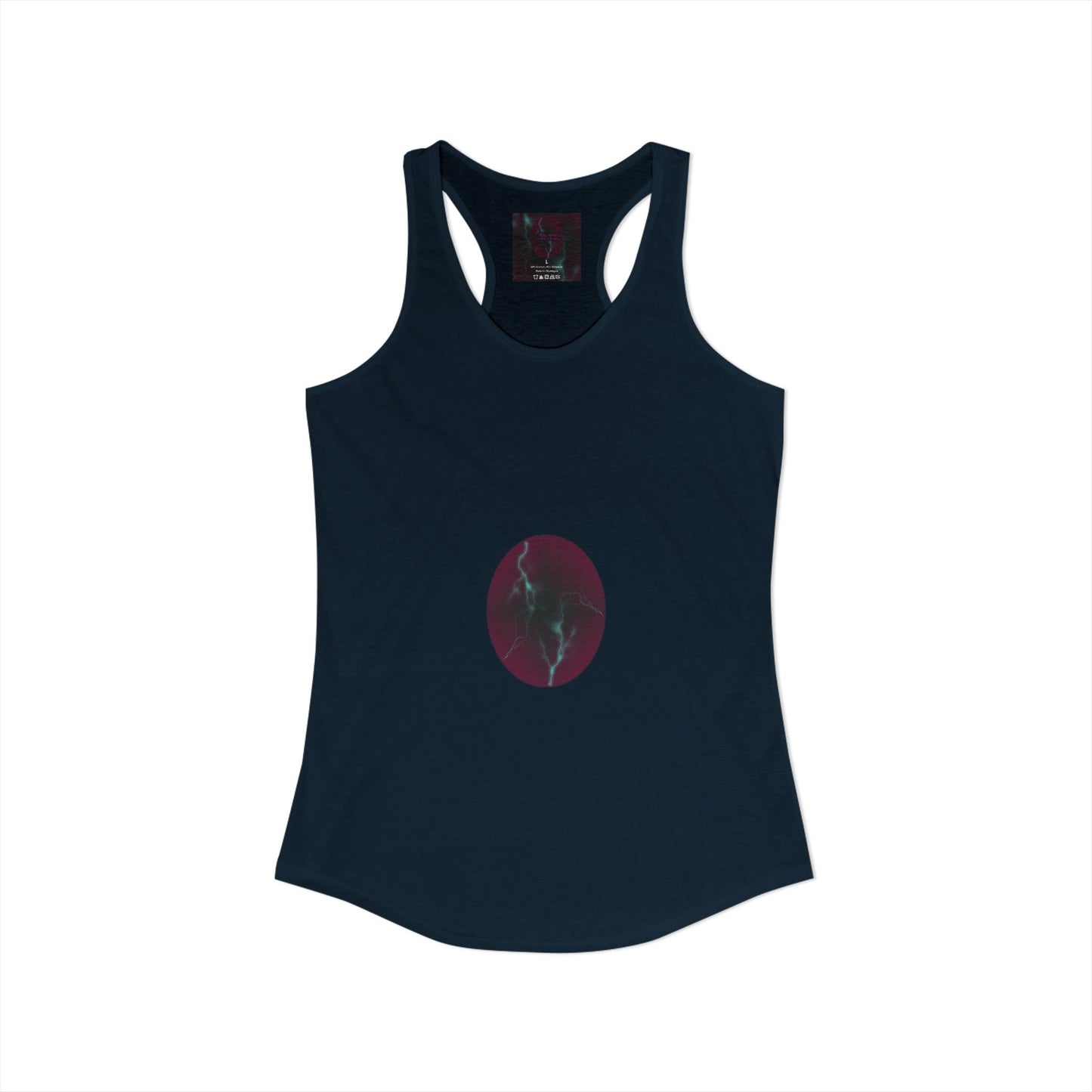 Cosmic Current - Electric Energy Women's Ideal Racerback Tank