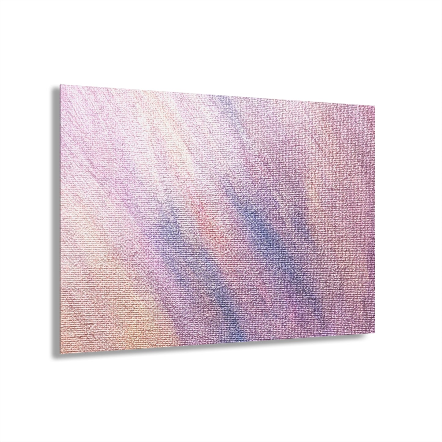 "Dreamwave Drift" Acrylic Print (French Cleat Hanging) — Soft Lavender Wall Art