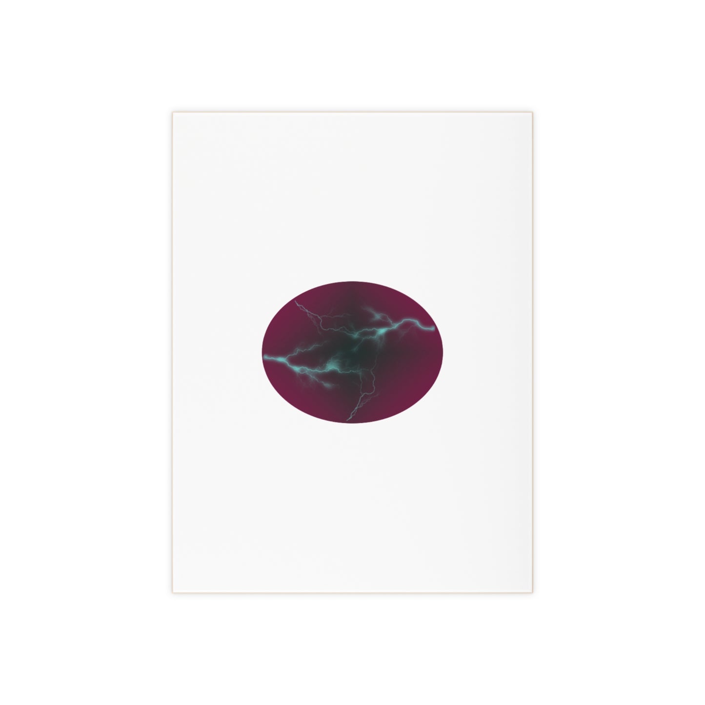 Cosmic Current – Luminous Abstract Magenta & Electric Blue Ceramic Art Tile
