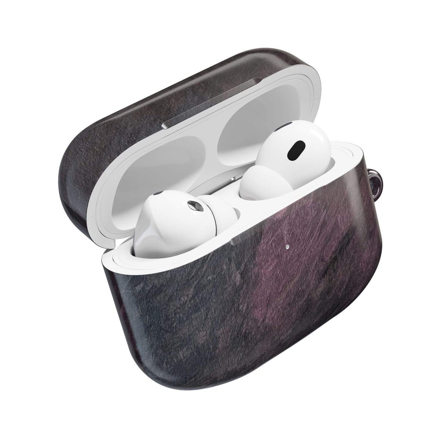 Dark Marble Abstract AirPod Case — Original Painted Pattern
