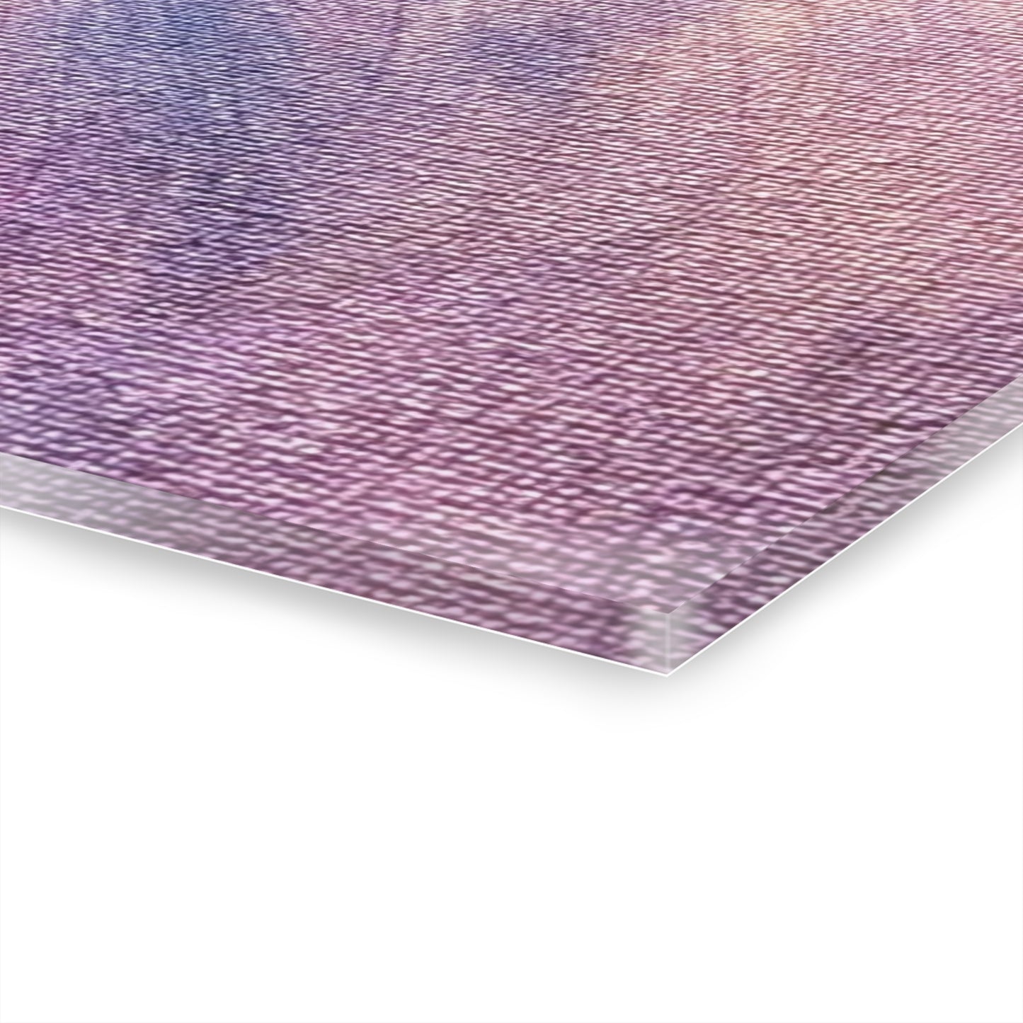 "Dreamwave Drift" Acrylic Print (French Cleat Hanging) — Soft Lavender Wall Art