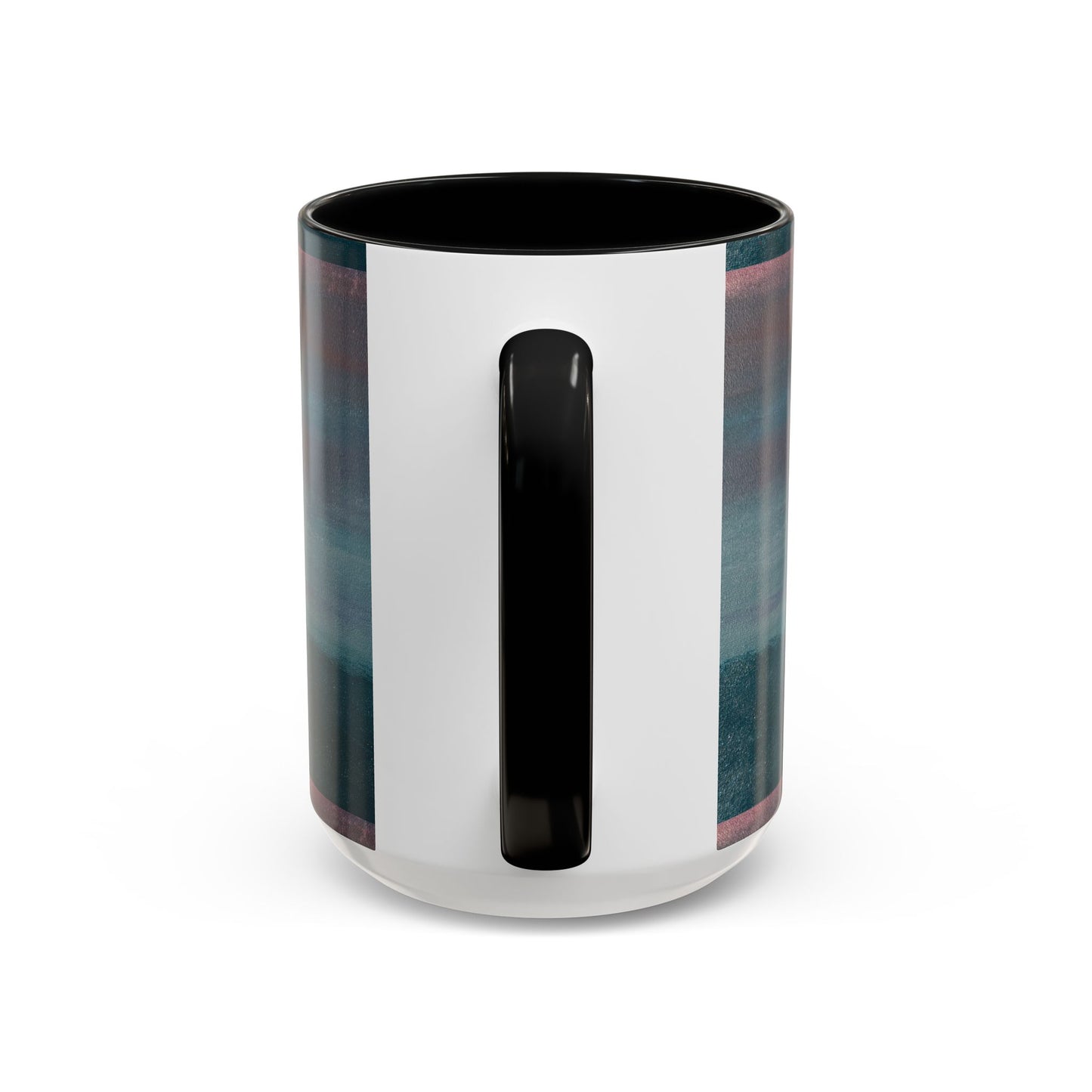 Personalized Accent Coffee Mug — Custom Wraparound Artwork (11/15oz)