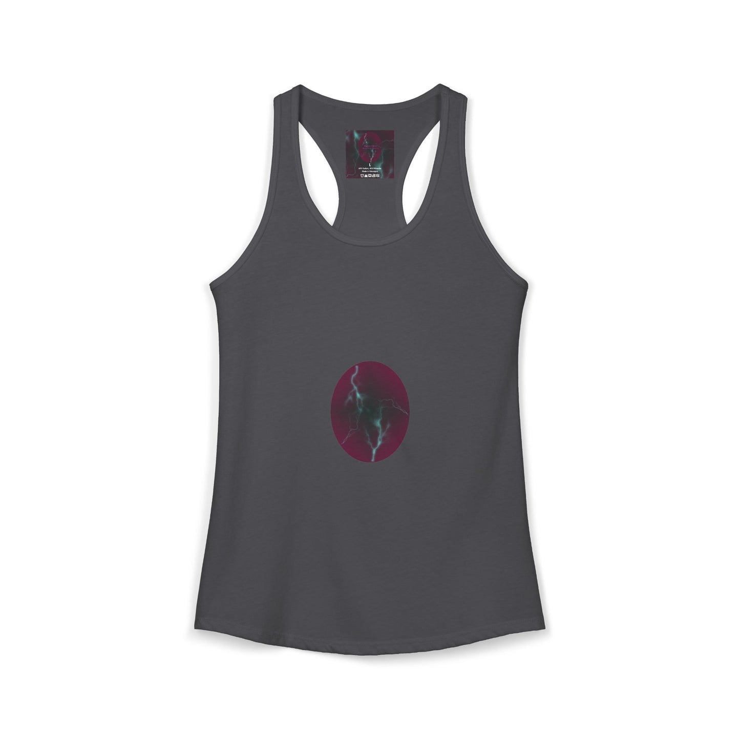 Cosmic Current - Electric Energy Women's Ideal Racerback Tank