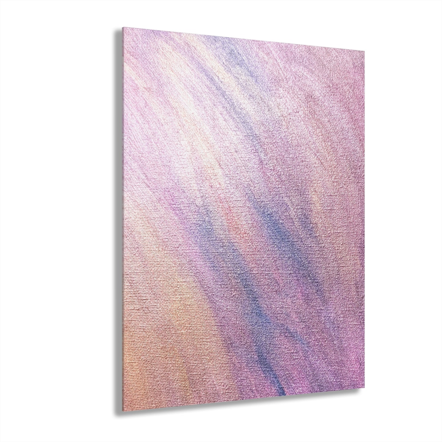 "Dreamwave Drift" Acrylic Print (French Cleat Hanging) — Soft Lavender Wall Art