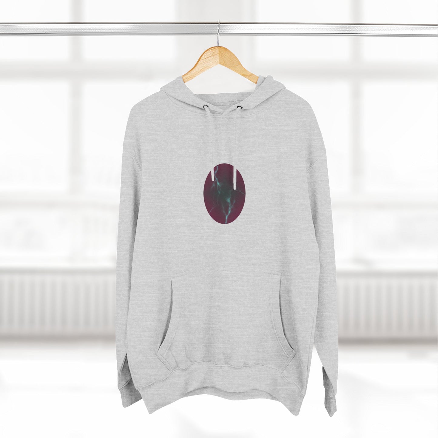Cosmic Current – Dreamy Abstract Electric Flow Unisex Hoodie Sweatshirt