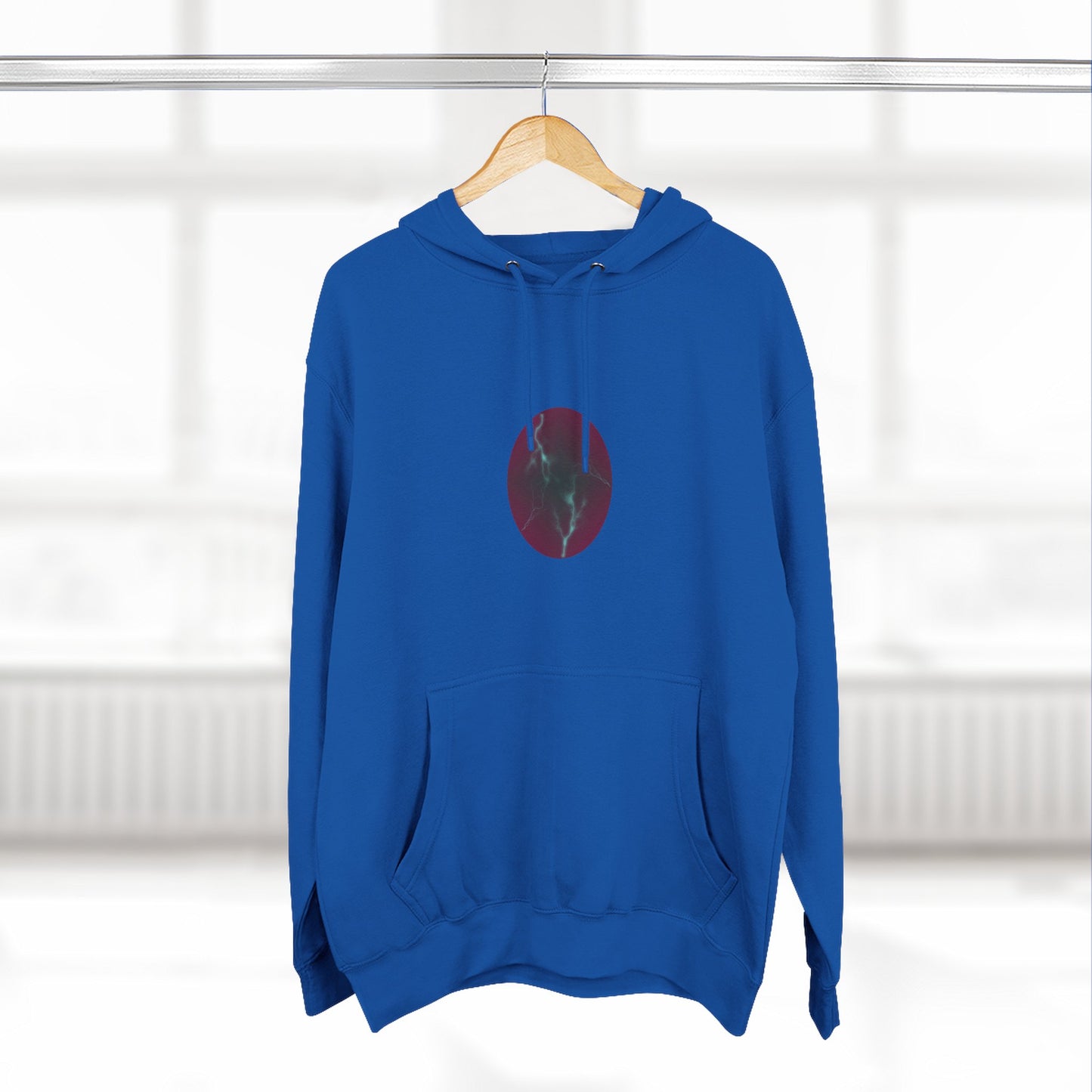 Cosmic Current – Dreamy Abstract Electric Flow Unisex Hoodie Sweatshirt