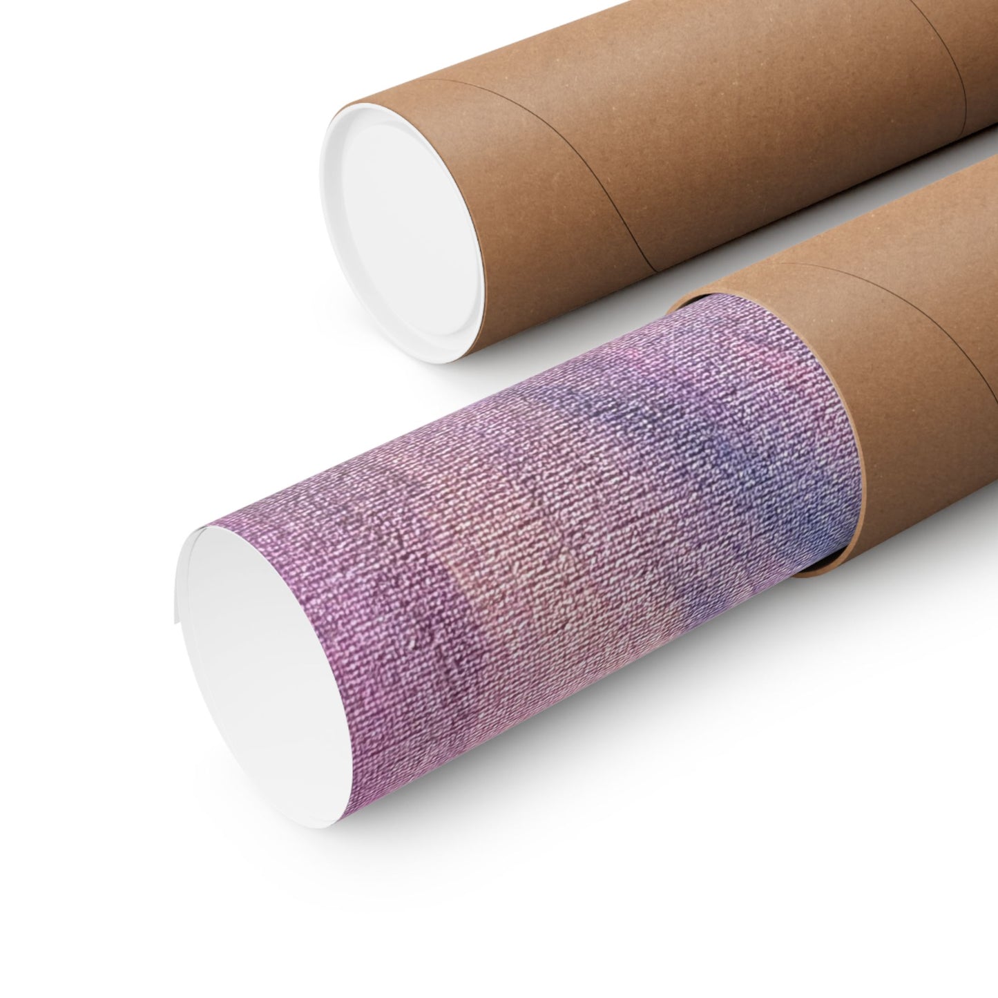 "Dreamwave Drift" Moody Abstract Art Matte Poster — Purple Pink Wall Art (Vertical)