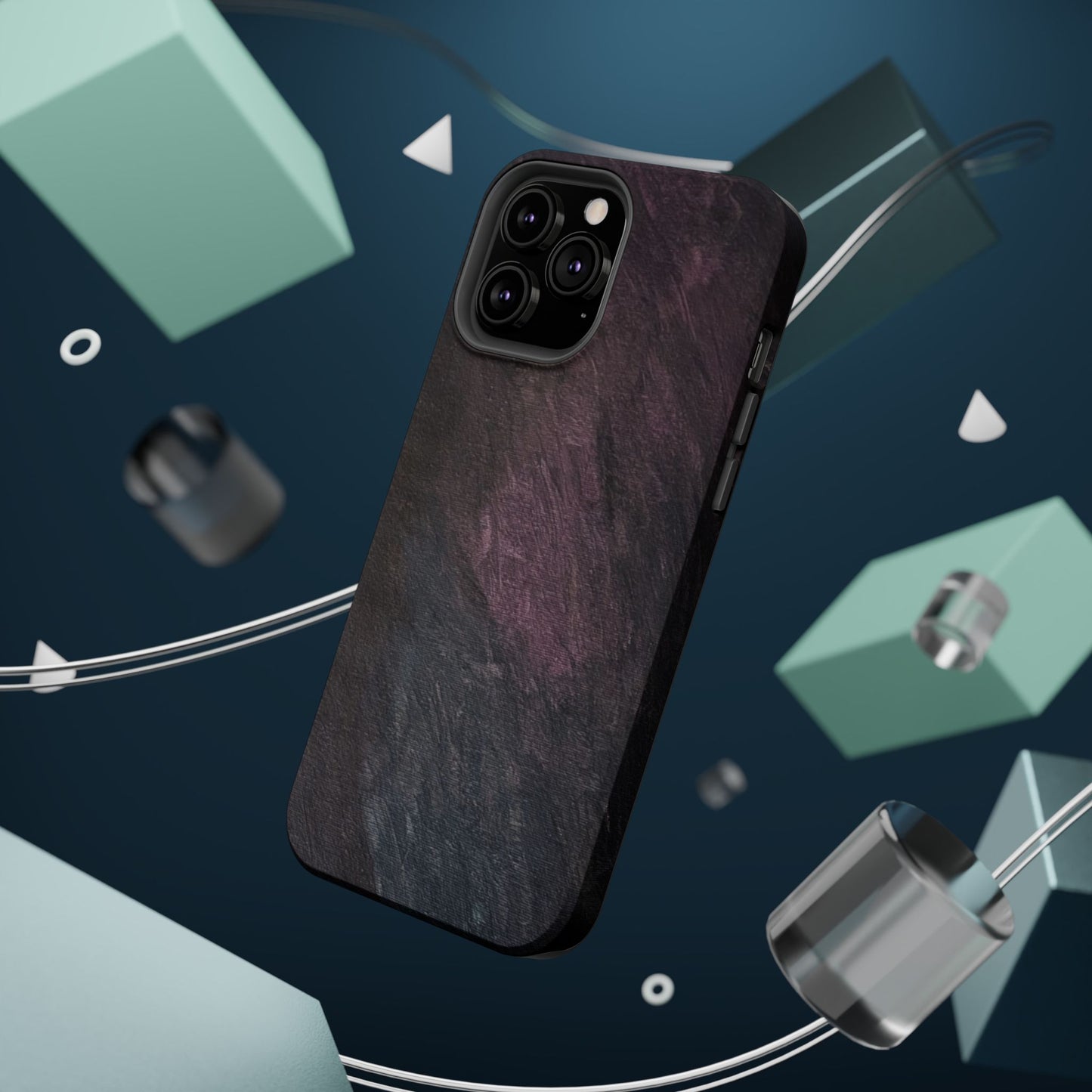 Magnetic Impact-Resistant Case — Lavender & Dusky Pink Artwork by Maria