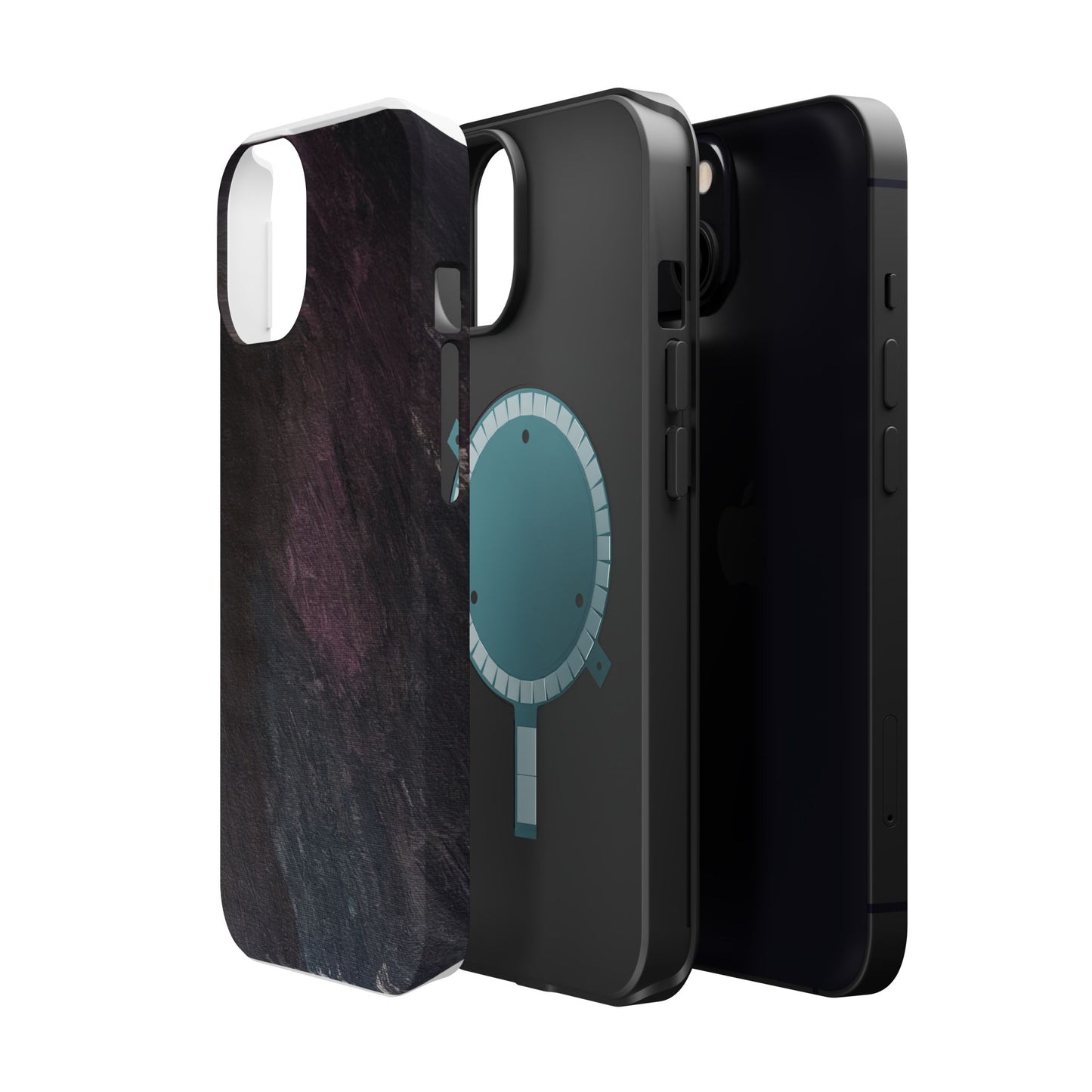Magnetic Impact-Resistant Case — Lavender & Dusky Pink Artwork by Maria