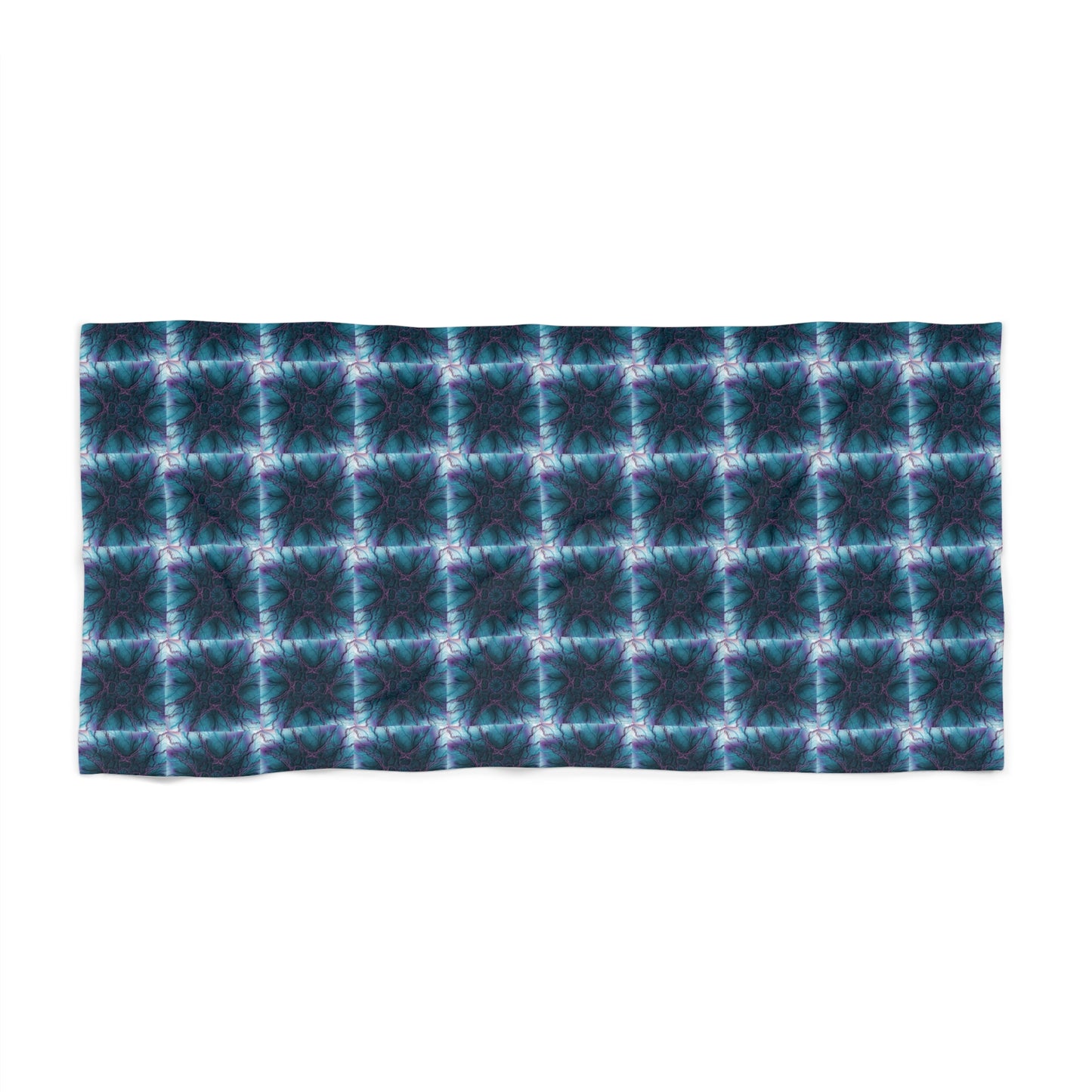 Beach Towel — Mystic Bloom Pattern