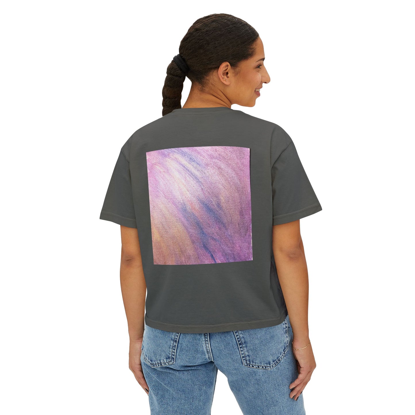 "Dreamwave Drift" Square Boxy Tee