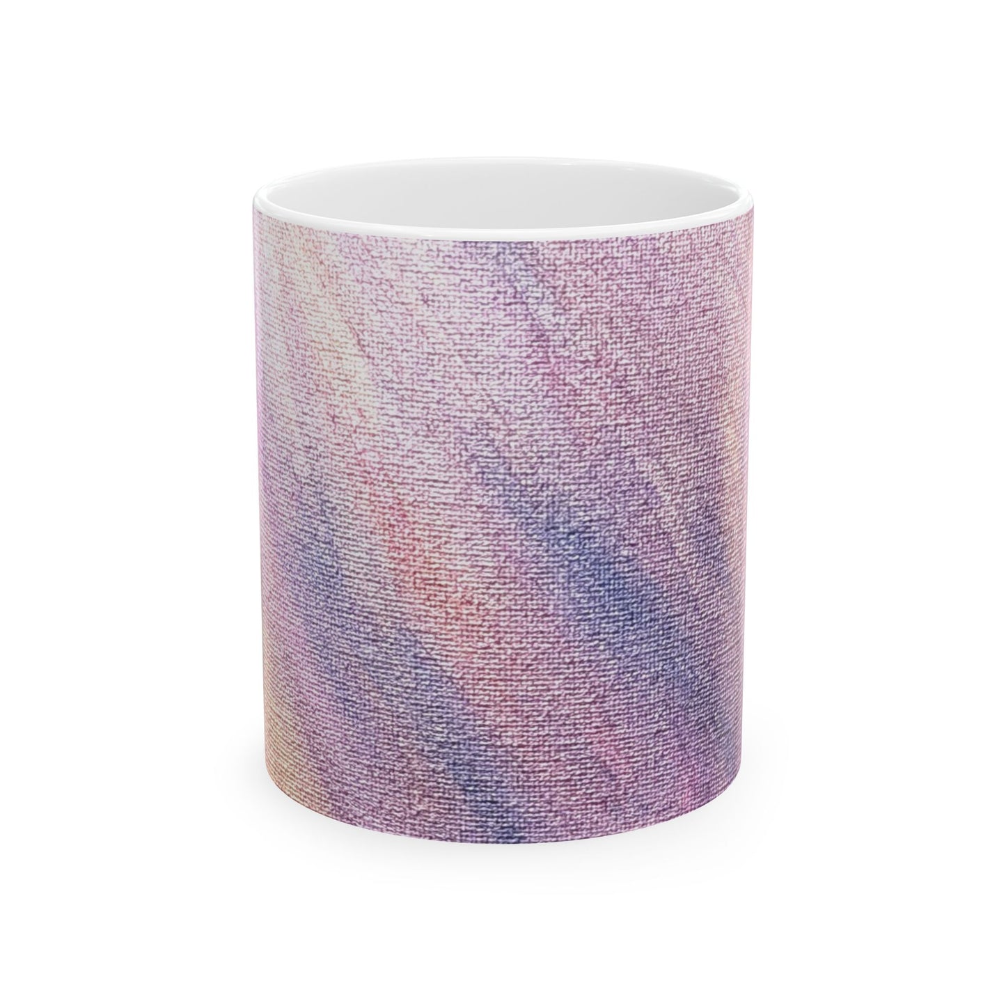 "Dreamwave Drift" Ceramic Mug — Soft Pink & Lavender Gradient (11oz, 15oz)