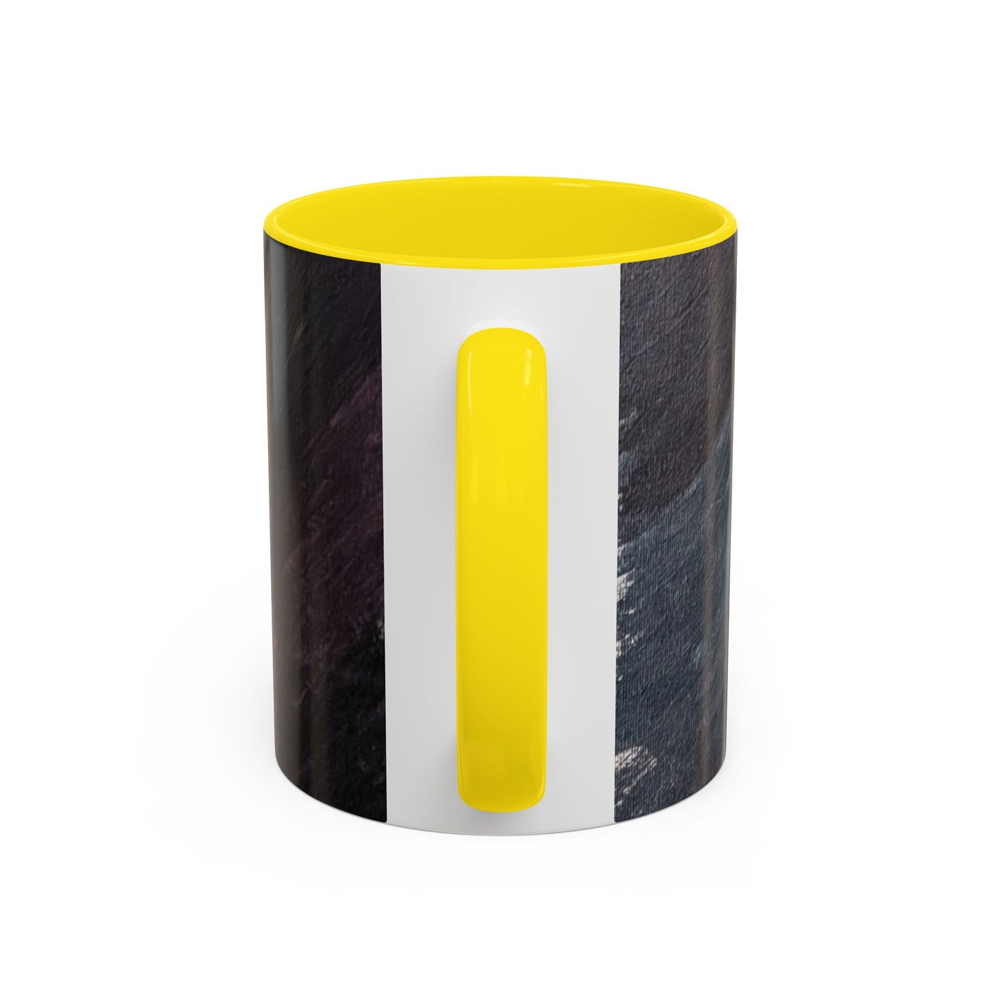 Abstract Dark Marble Art Coffee Mug — Ceramic Accent (11/15 oz)