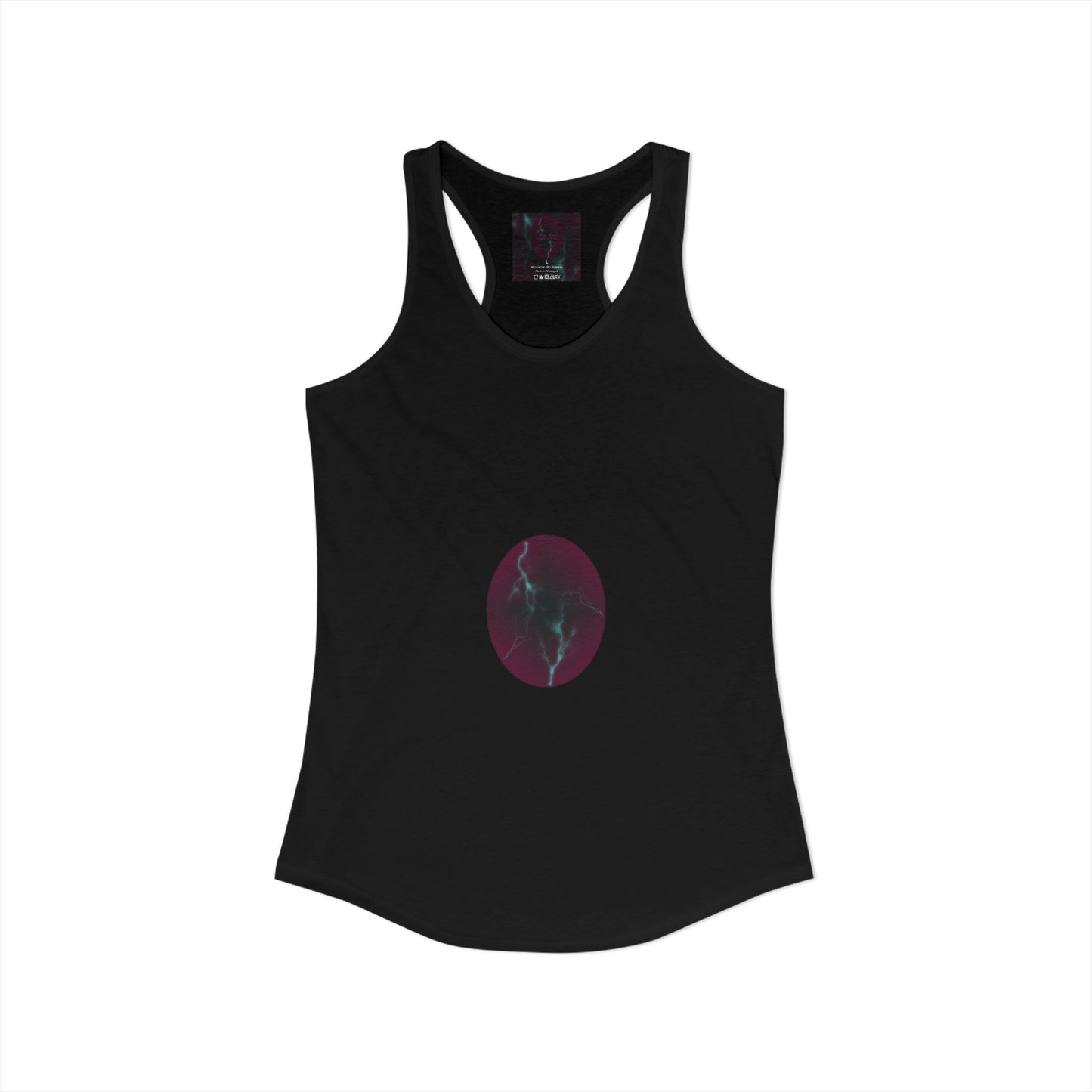 Cosmic Current - Electric Energy Women's Ideal Racerback Tank