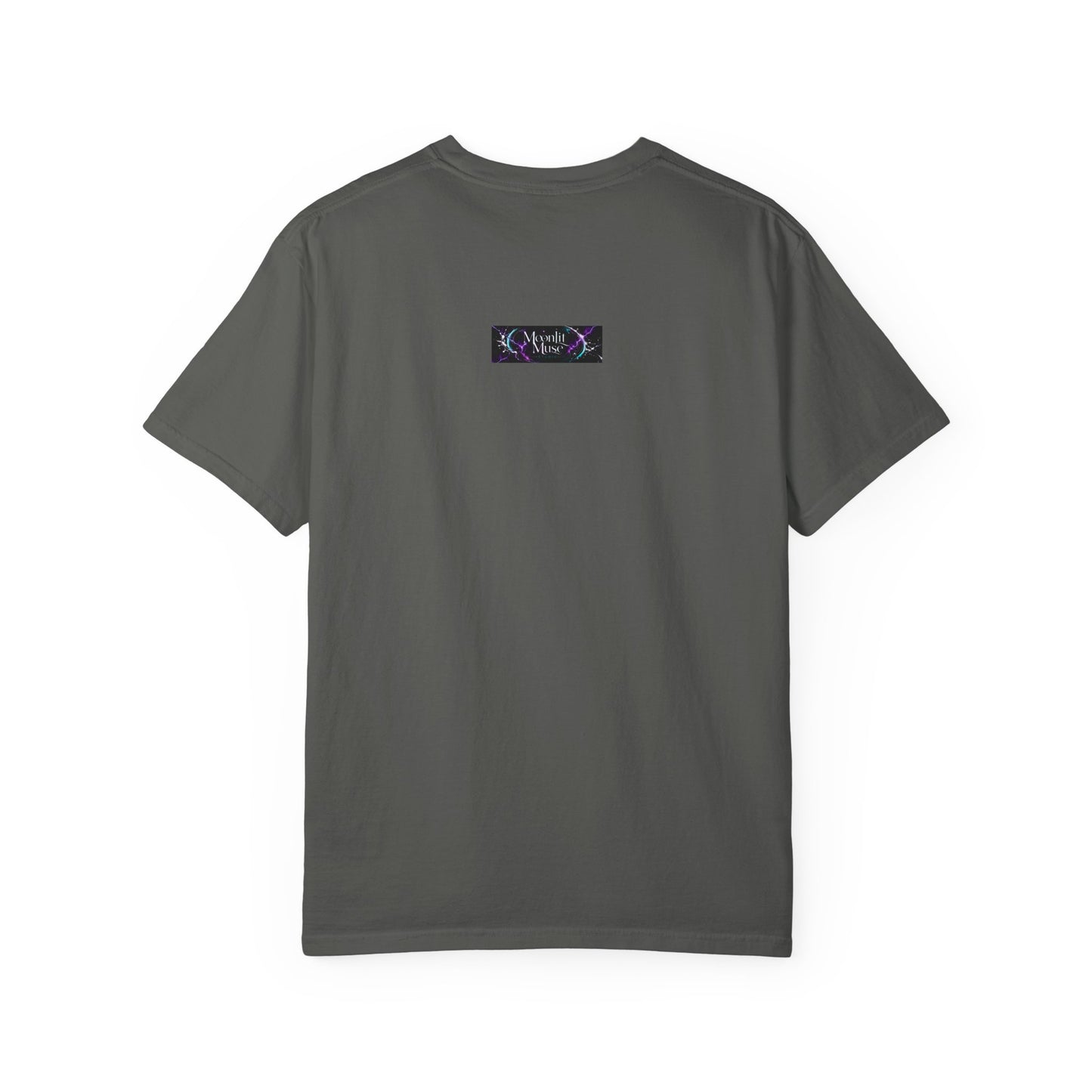 Mystic Bloom Tee — Teal & Purple Geometric Art T-Shirt