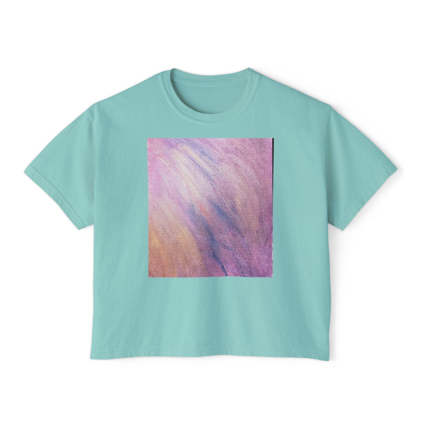 "Dreamwave Drift" Square Boxy Tee