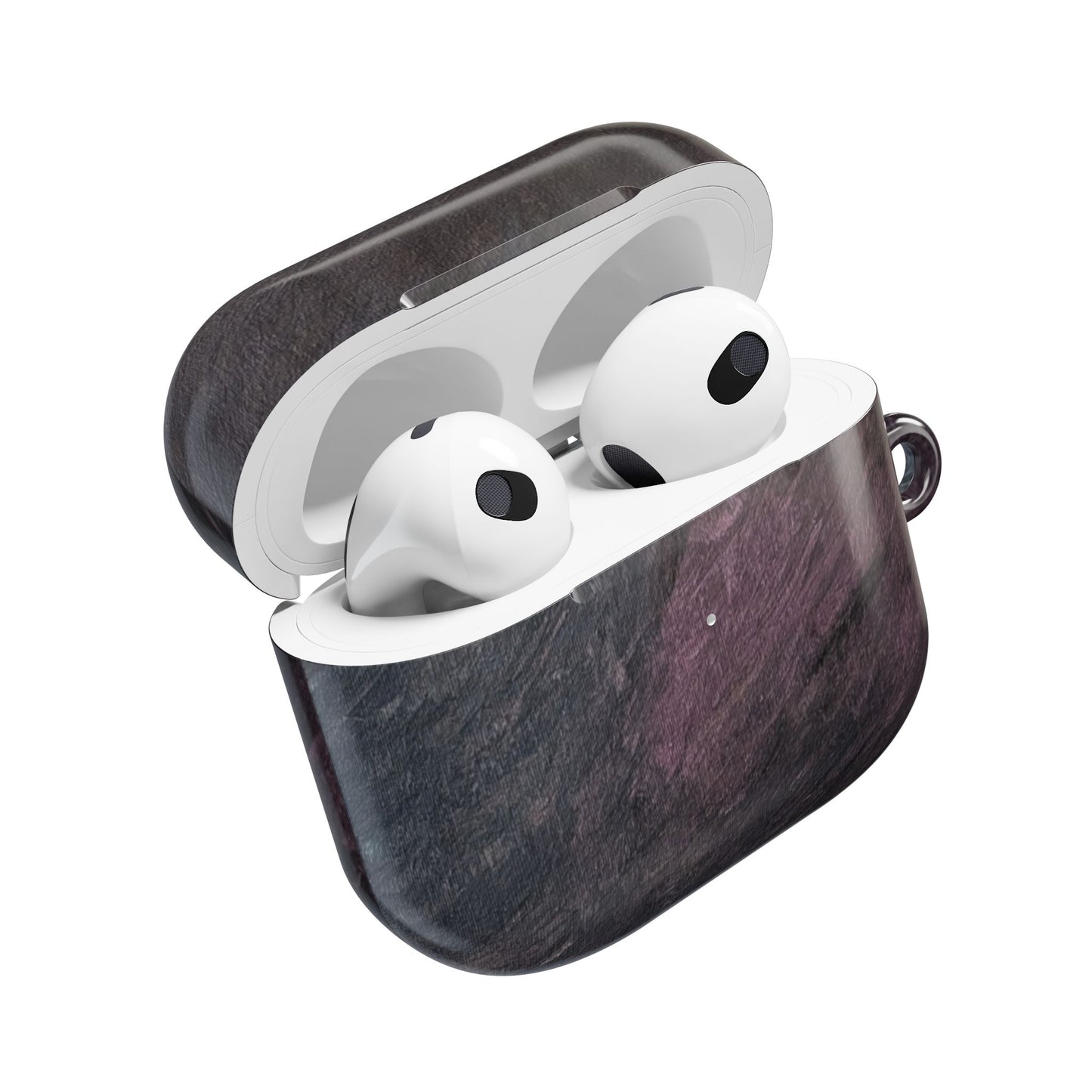 Dark Marble Abstract AirPod Case — Original Painted Pattern