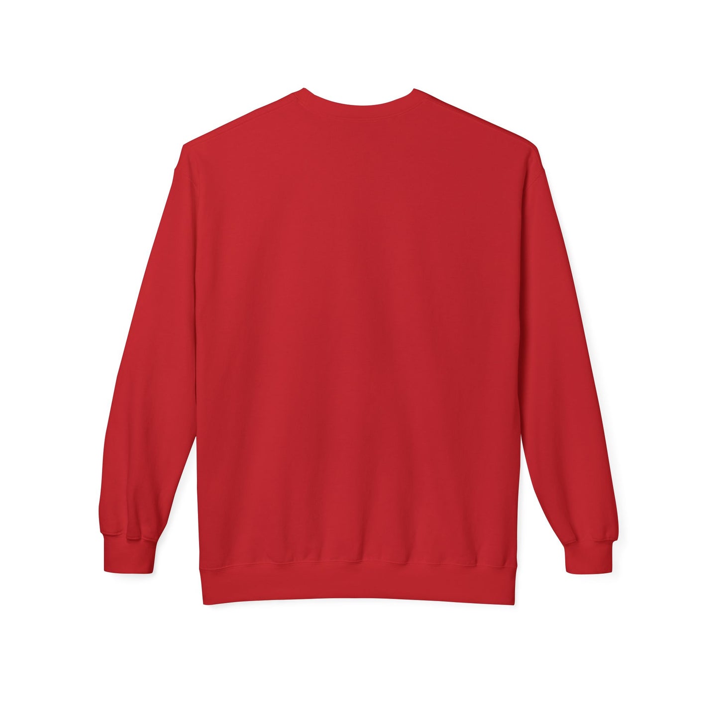 Cosmic Current Crewneck Sweatshirt — Minimal Dark Moon Oval Graphic