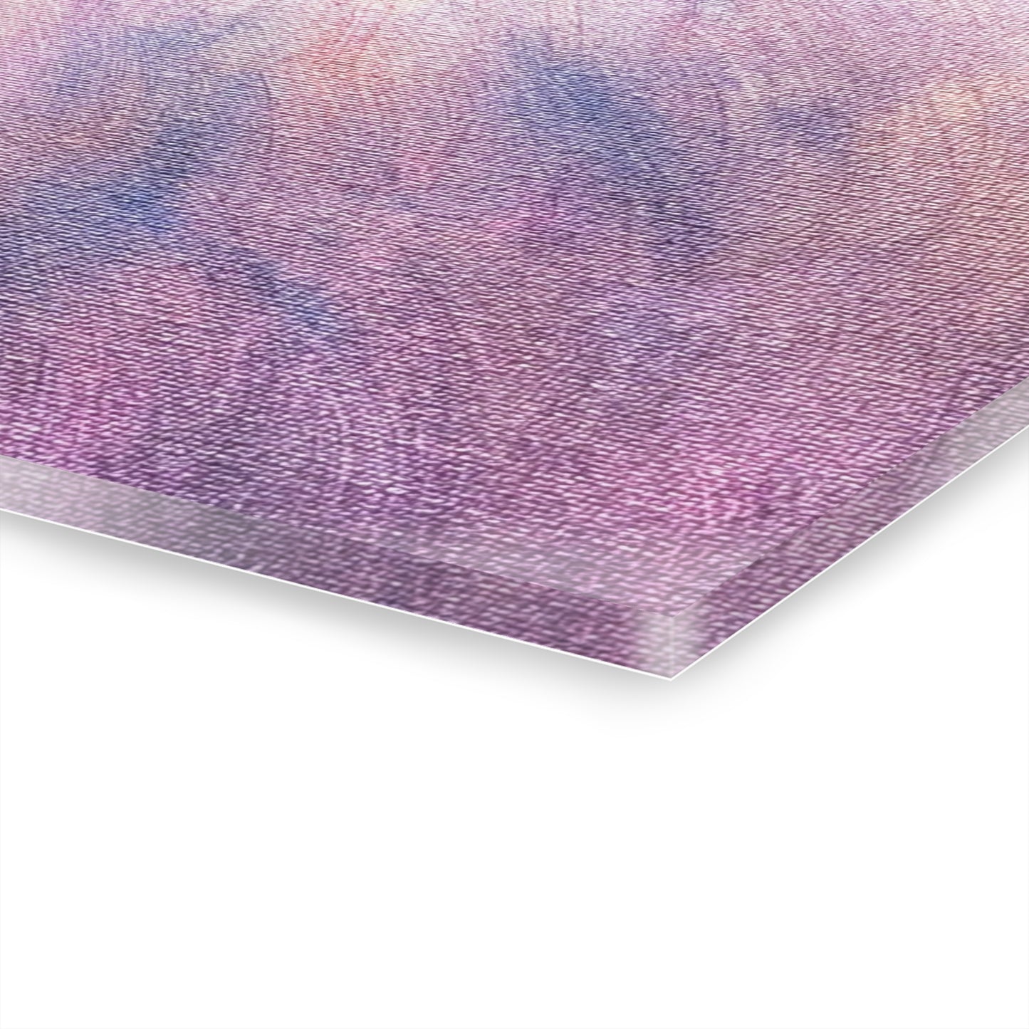 "Dreamwave Drift" Acrylic Print (French Cleat Hanging) — Soft Lavender Wall Art