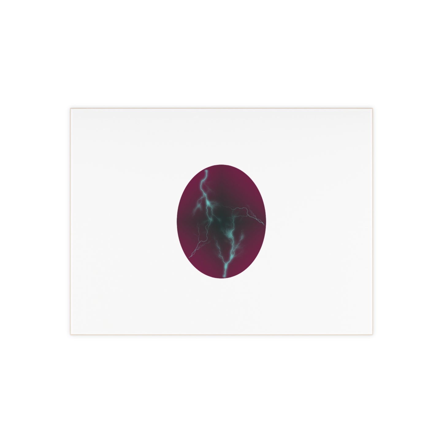 Cosmic Current – Luminous Abstract Magenta & Electric Blue Ceramic Art Tile
