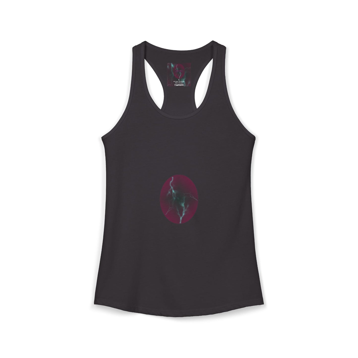 Cosmic Current - Electric Energy Women's Ideal Racerback Tank
