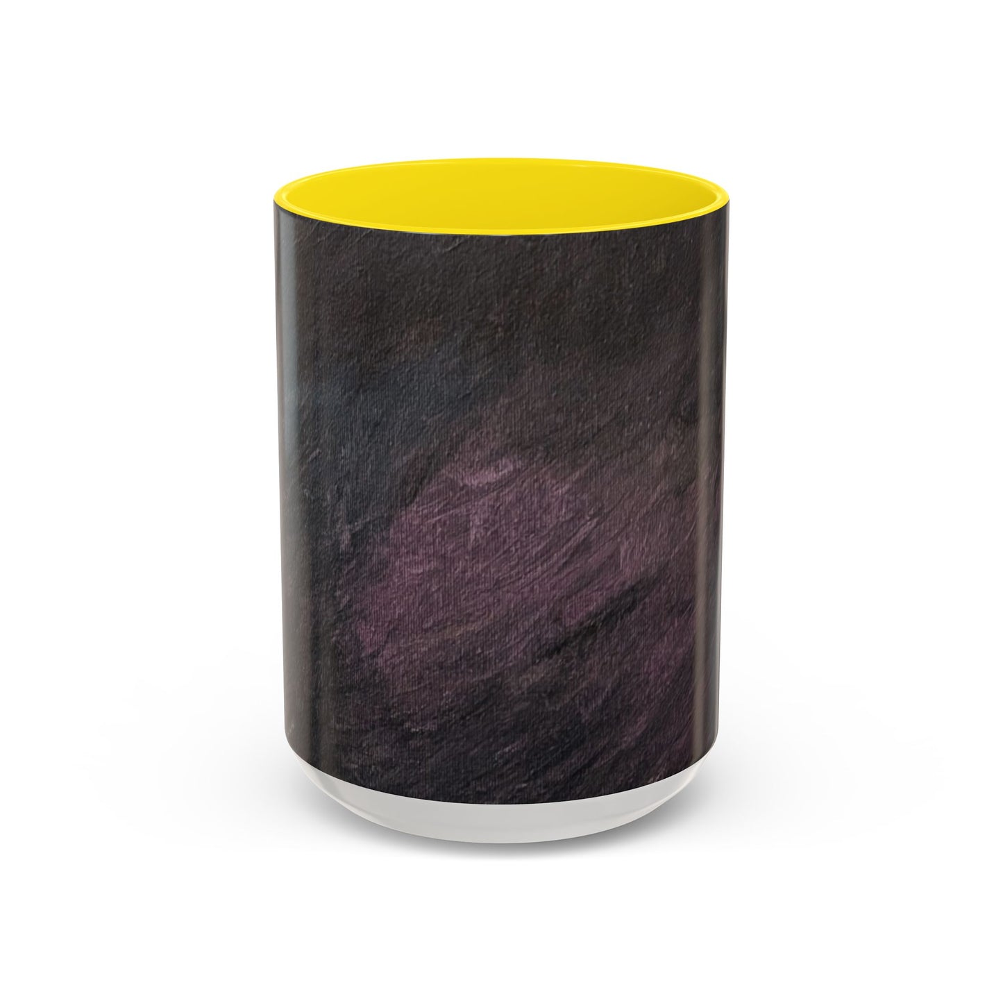 Abstract Dark Marble Art Coffee Mug — Ceramic Accent (11/15 oz)