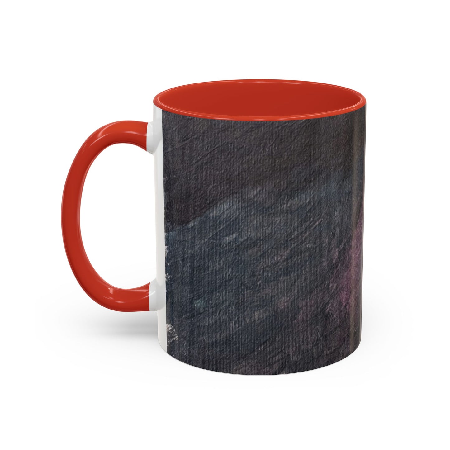 Abstract Dark Marble Art Coffee Mug — Ceramic Accent (11/15 oz)