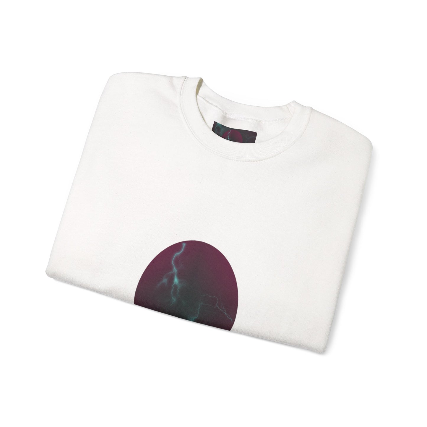 Cosmic Current Origin Dragon Egg Sweatshirt — Lightning Crack Design