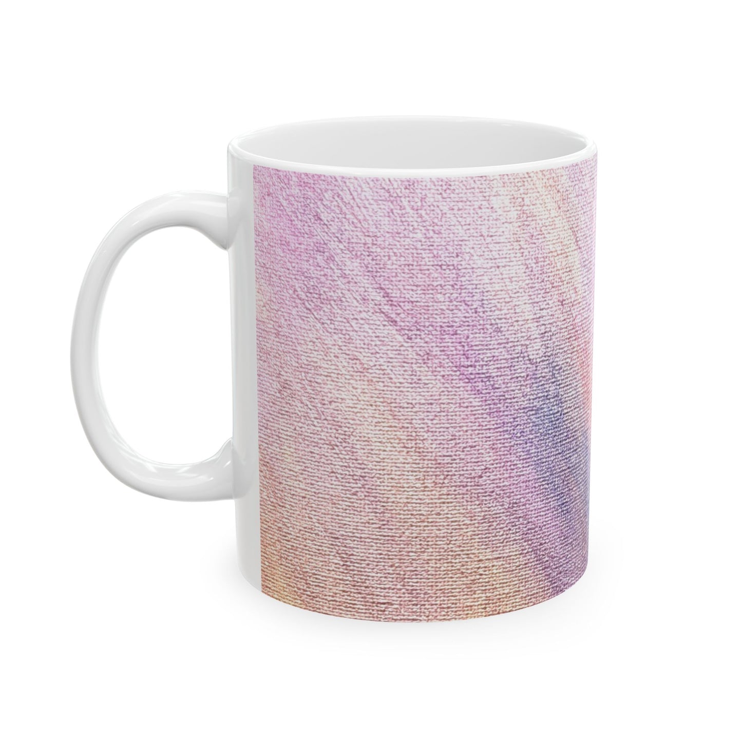 "Dreamwave Drift" Ceramic Mug — Soft Pink & Lavender Gradient (11oz, 15oz)