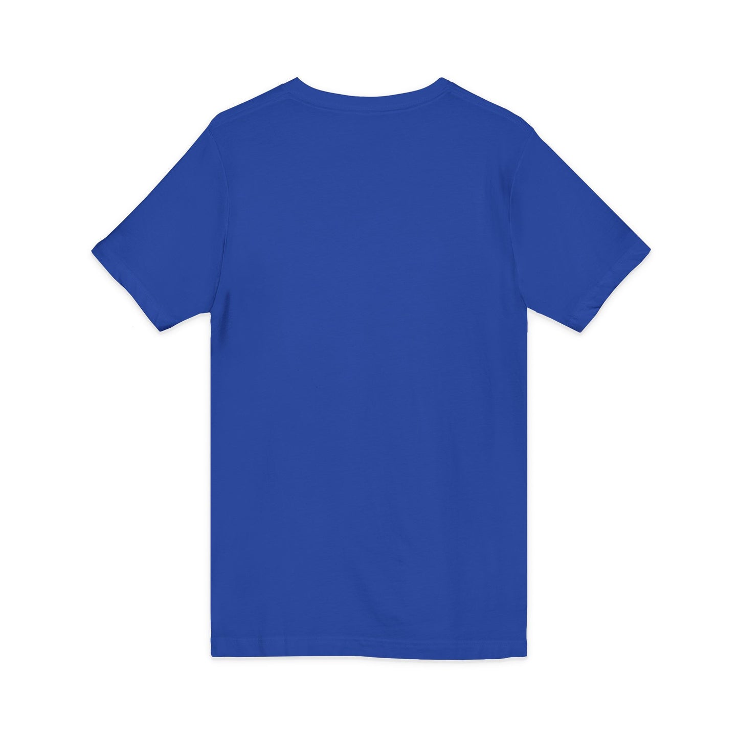 Cosmic Current – Dreamy Electric Magenta & Blue Abstract Women’s V-Neck T‑Shirt