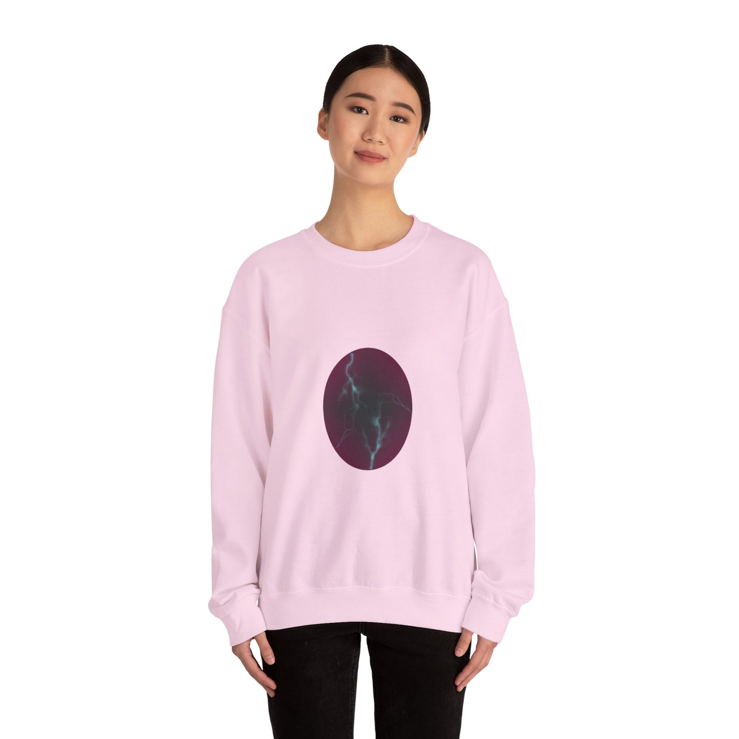 Cosmic Current Origin Dragon Egg Sweatshirt — Lightning Crack Design