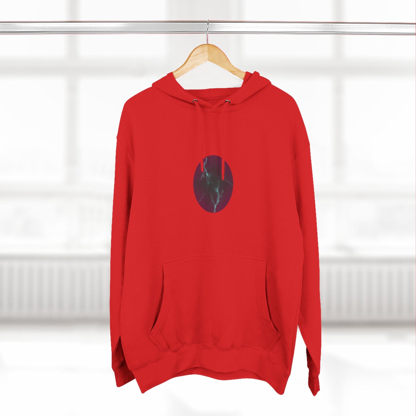 Cosmic Current – Dreamy Abstract Electric Flow Unisex Hoodie Sweatshirt