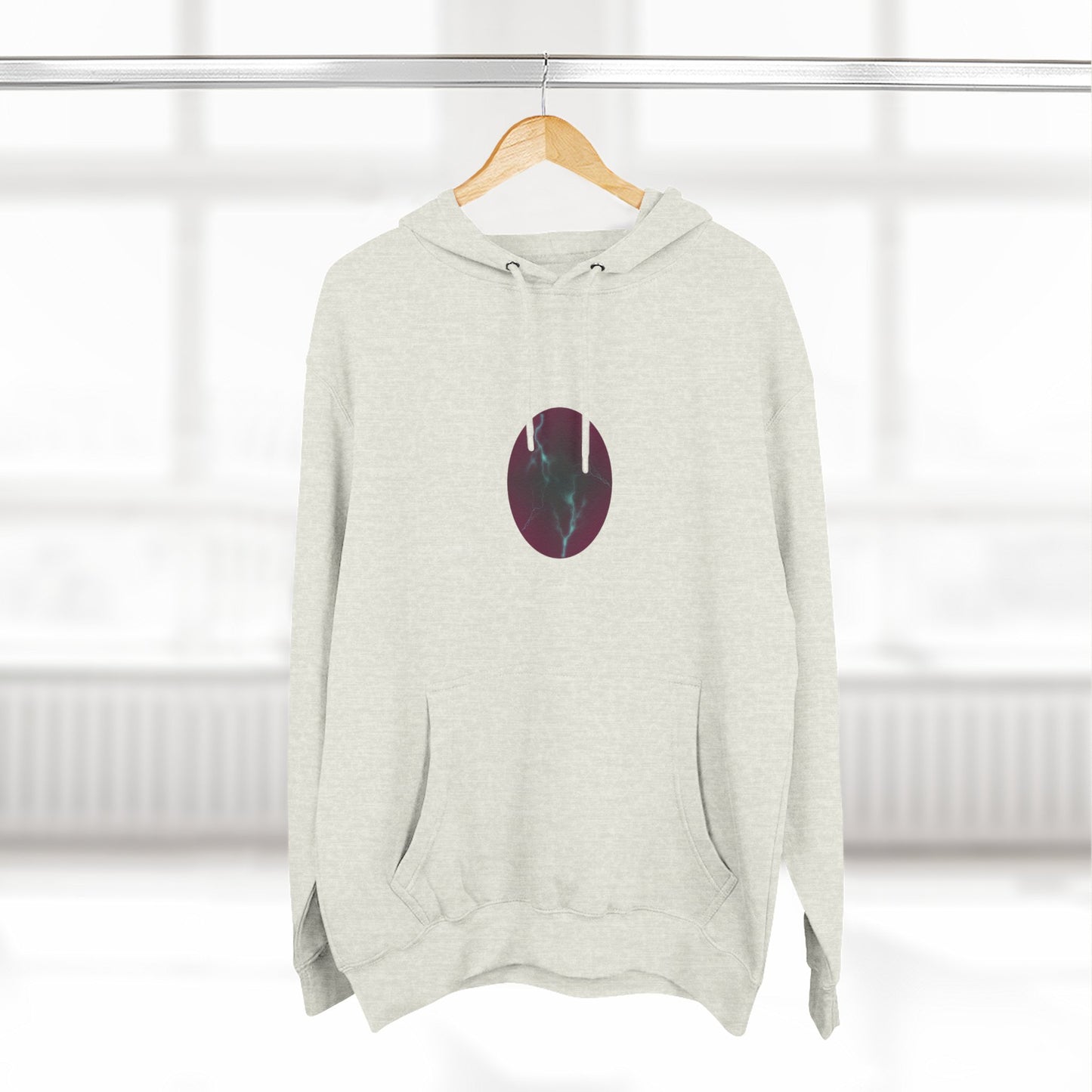 Cosmic Current – Dreamy Abstract Electric Flow Unisex Hoodie Sweatshirt