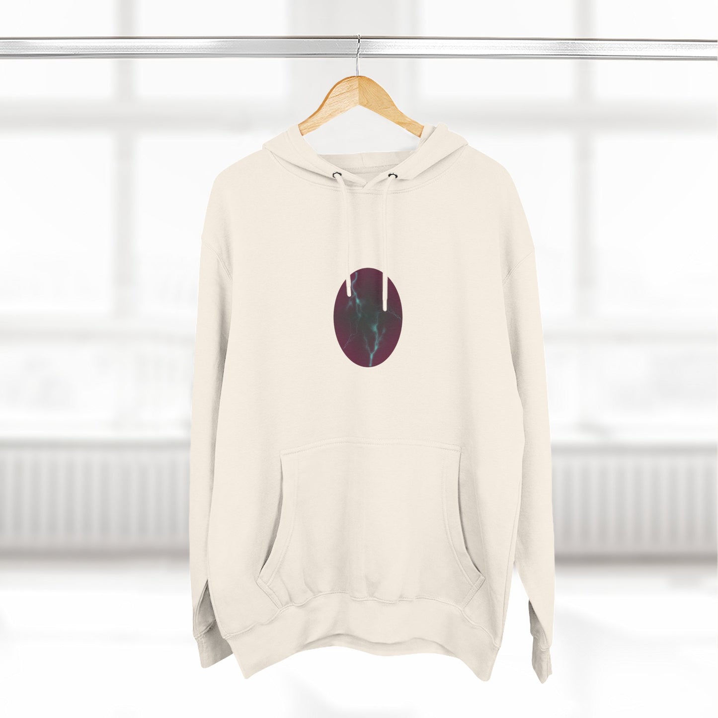 Cosmic Current – Dreamy Abstract Electric Flow Unisex Hoodie Sweatshirt