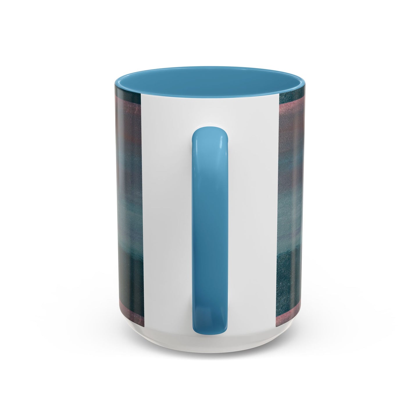 Personalized Accent Coffee Mug — Custom Wraparound Artwork (11/15oz)