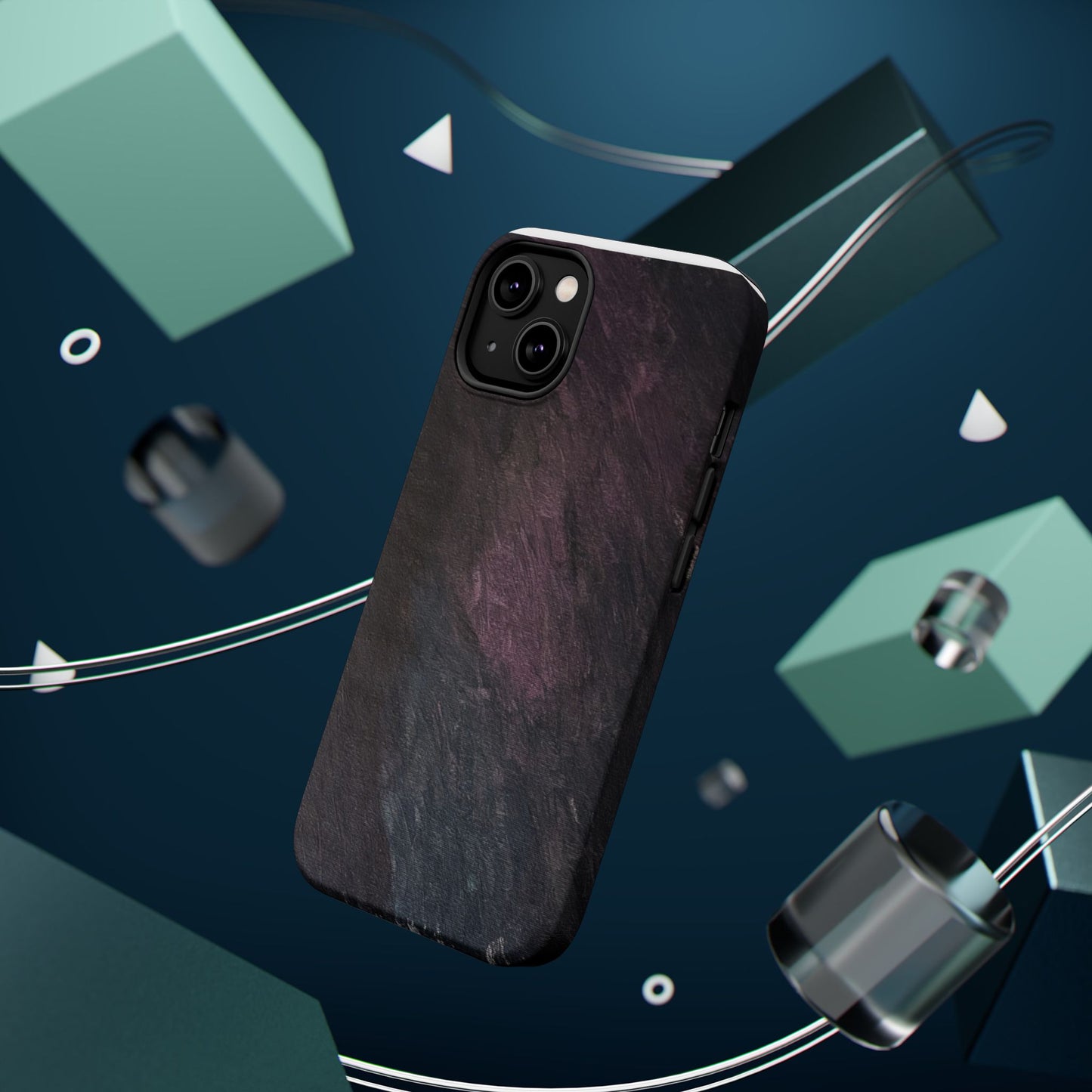Magnetic Impact-Resistant Case — Lavender & Dusky Pink Artwork by Maria