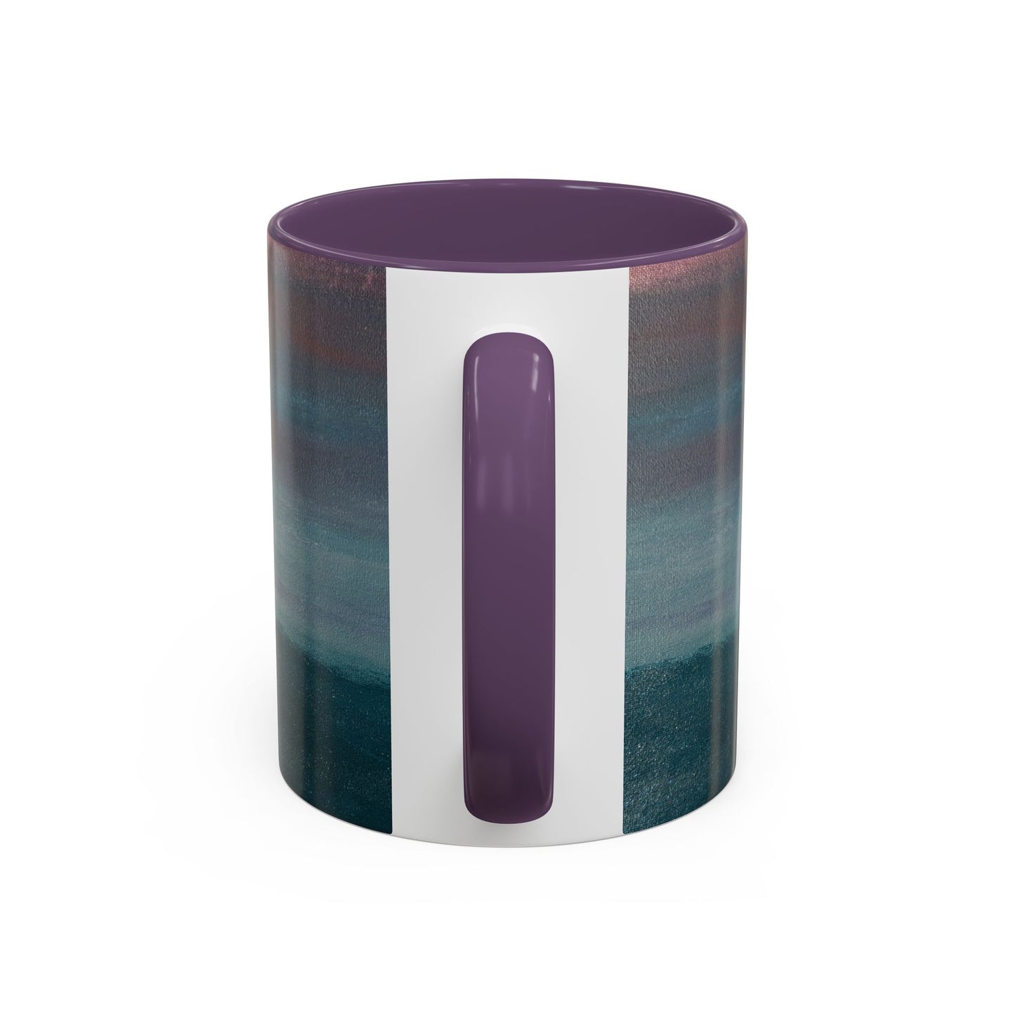 Personalized Accent Coffee Mug — Custom Wraparound Artwork (11/15oz)