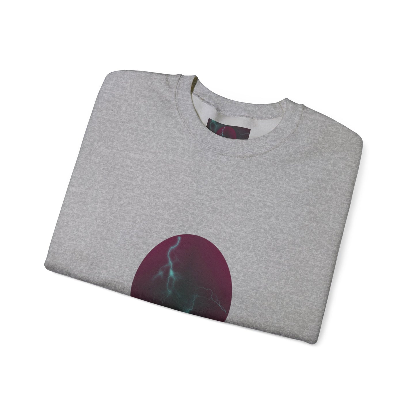 Cosmic Current Origin Dragon Egg Sweatshirt — Lightning Crack Design