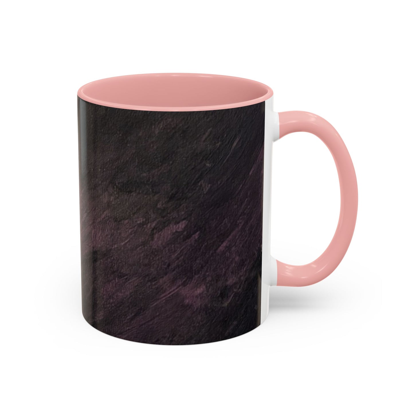 Abstract Dark Marble Art Coffee Mug — Ceramic Accent (11/15 oz)