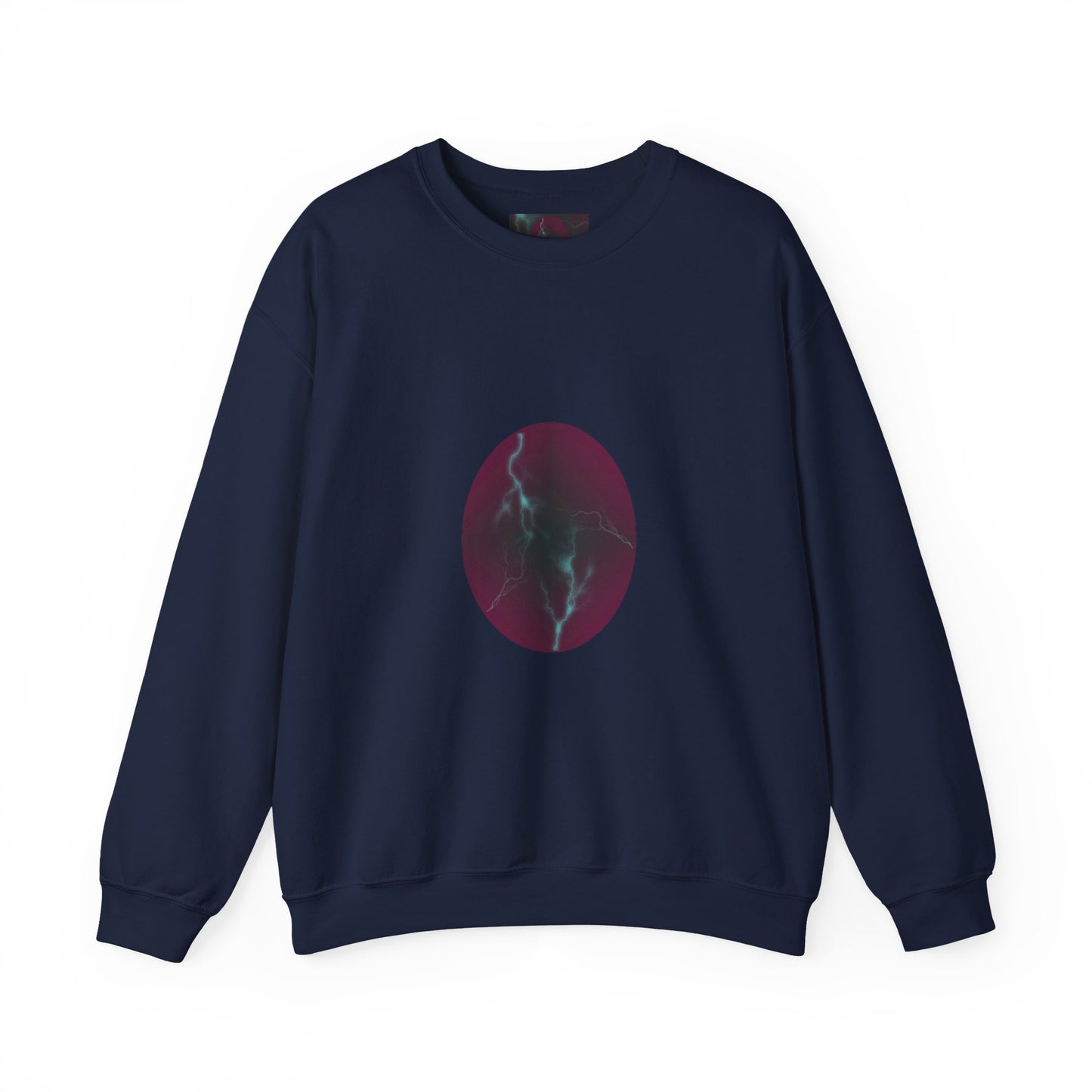 Cosmic Current Origin Dragon Egg Sweatshirt — Lightning Crack Design