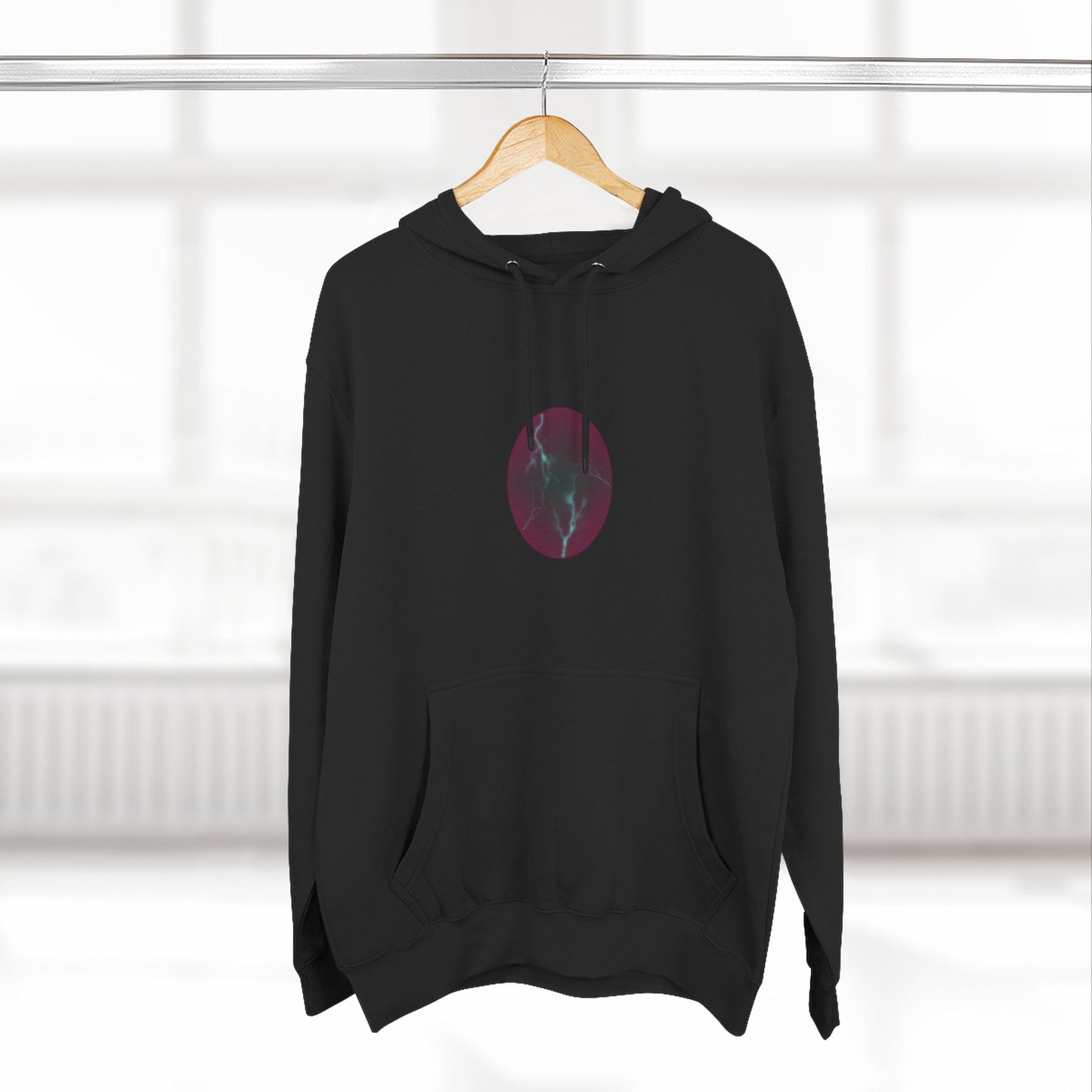 Cosmic Current – Dreamy Abstract Electric Flow Unisex Hoodie Sweatshirt