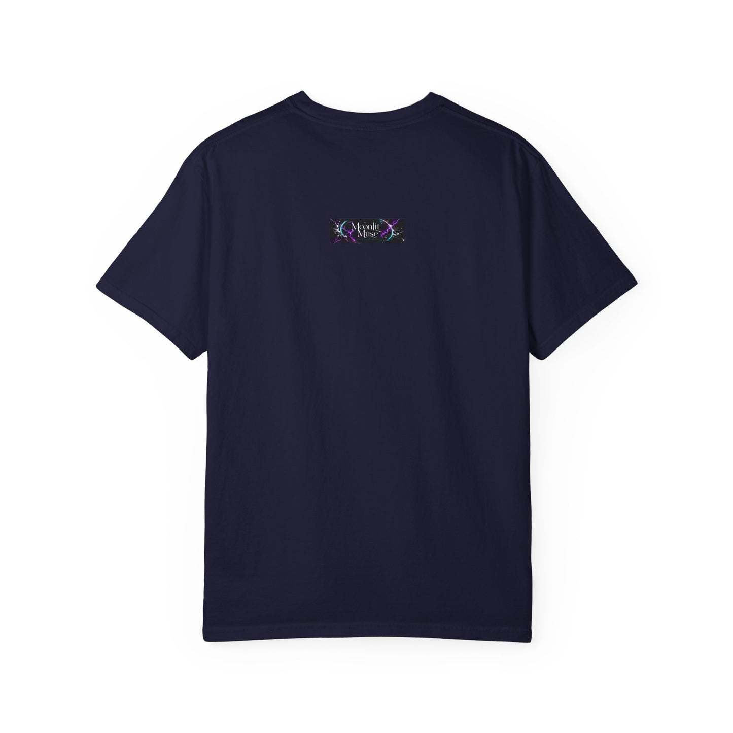 Mystic Bloom Tee — Teal & Purple Geometric Art T-Shirt