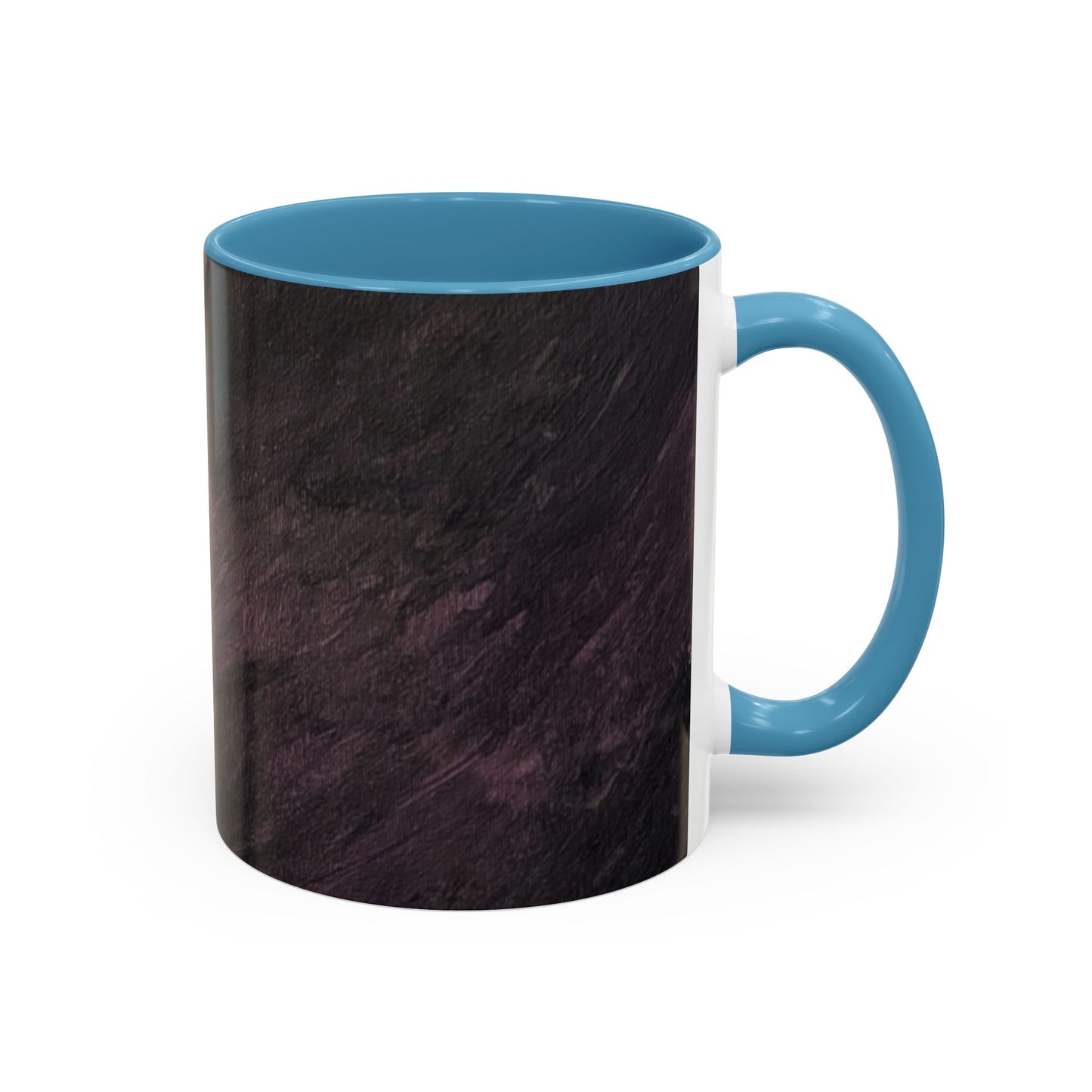 Abstract Dark Marble Art Coffee Mug — Ceramic Accent (11/15 oz)