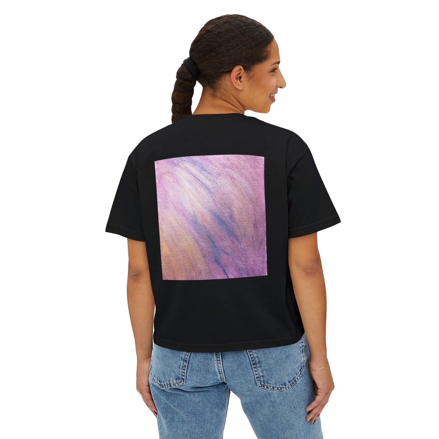 "Dreamwave Drift" Square Boxy Tee