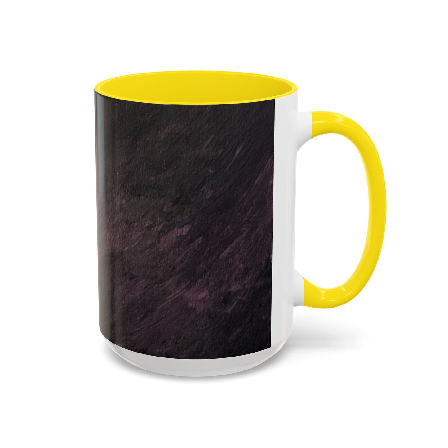 Abstract Dark Marble Art Coffee Mug — Ceramic Accent (11/15 oz)