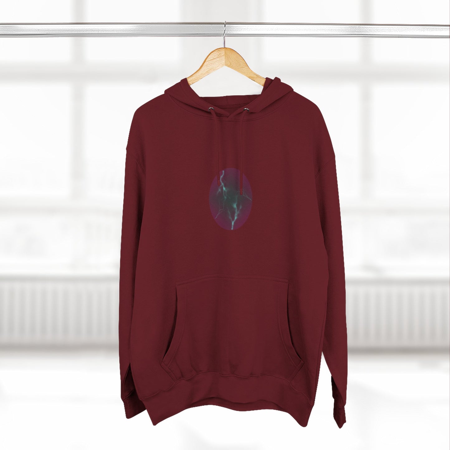 Cosmic Current – Dreamy Abstract Electric Flow Unisex Hoodie Sweatshirt