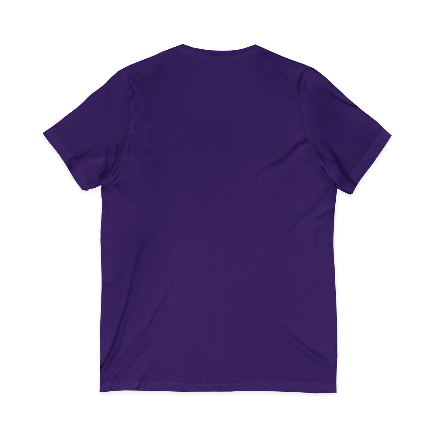 Cosmic Current – Dreamy Electric Magenta & Blue Abstract Women’s V-Neck T‑Shirt